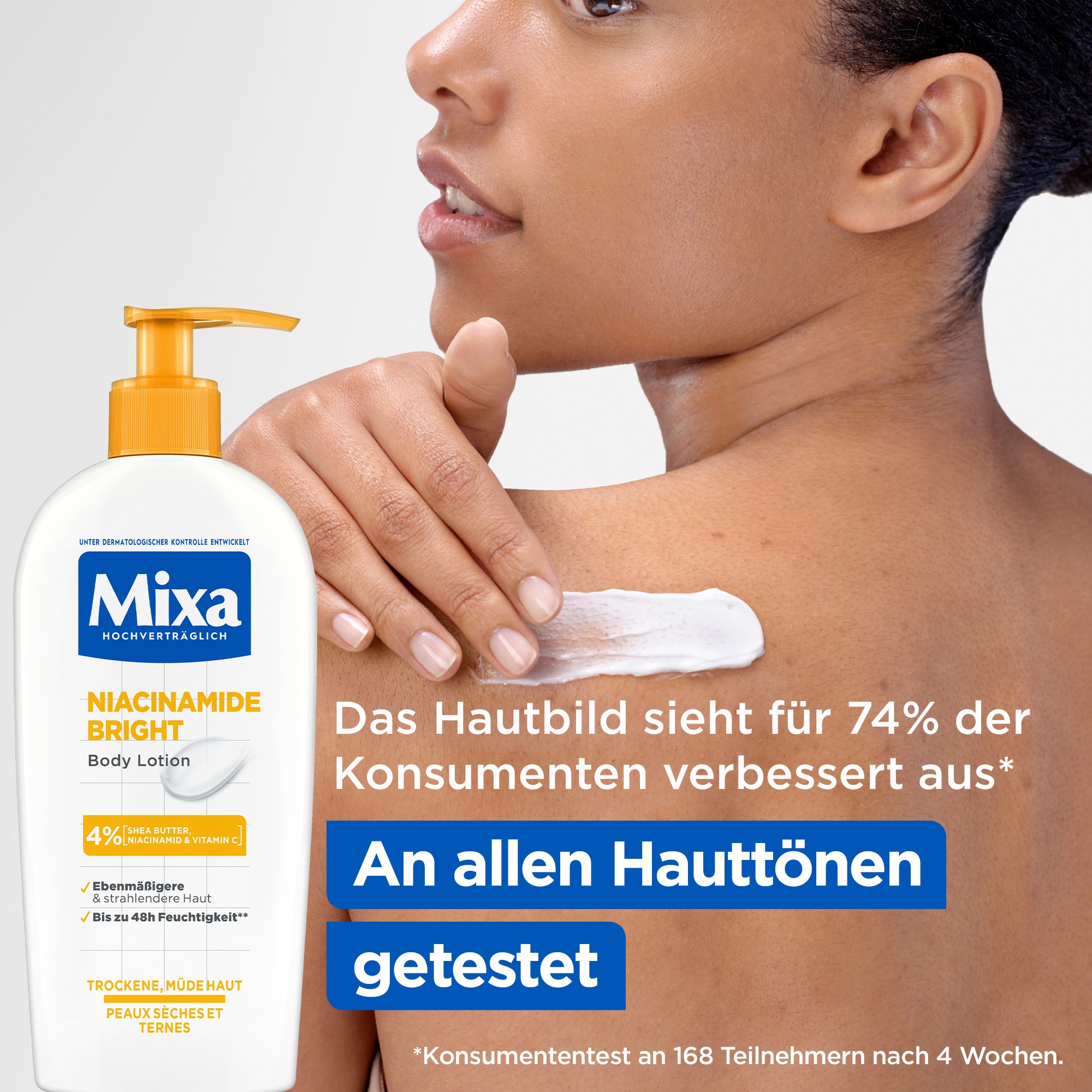 Mixa Körpermilch »Mixa Niacinamide Bright Body Lotion«