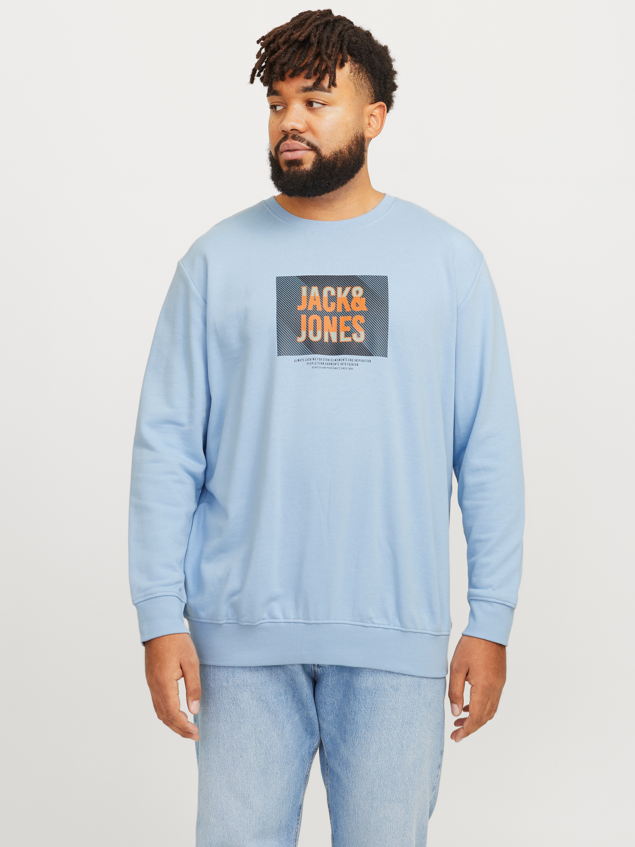 Jack & Jones PlusSize Sweatshirt "JJHUDSON SWEAT CREW NECK PLS" günstig online kaufen