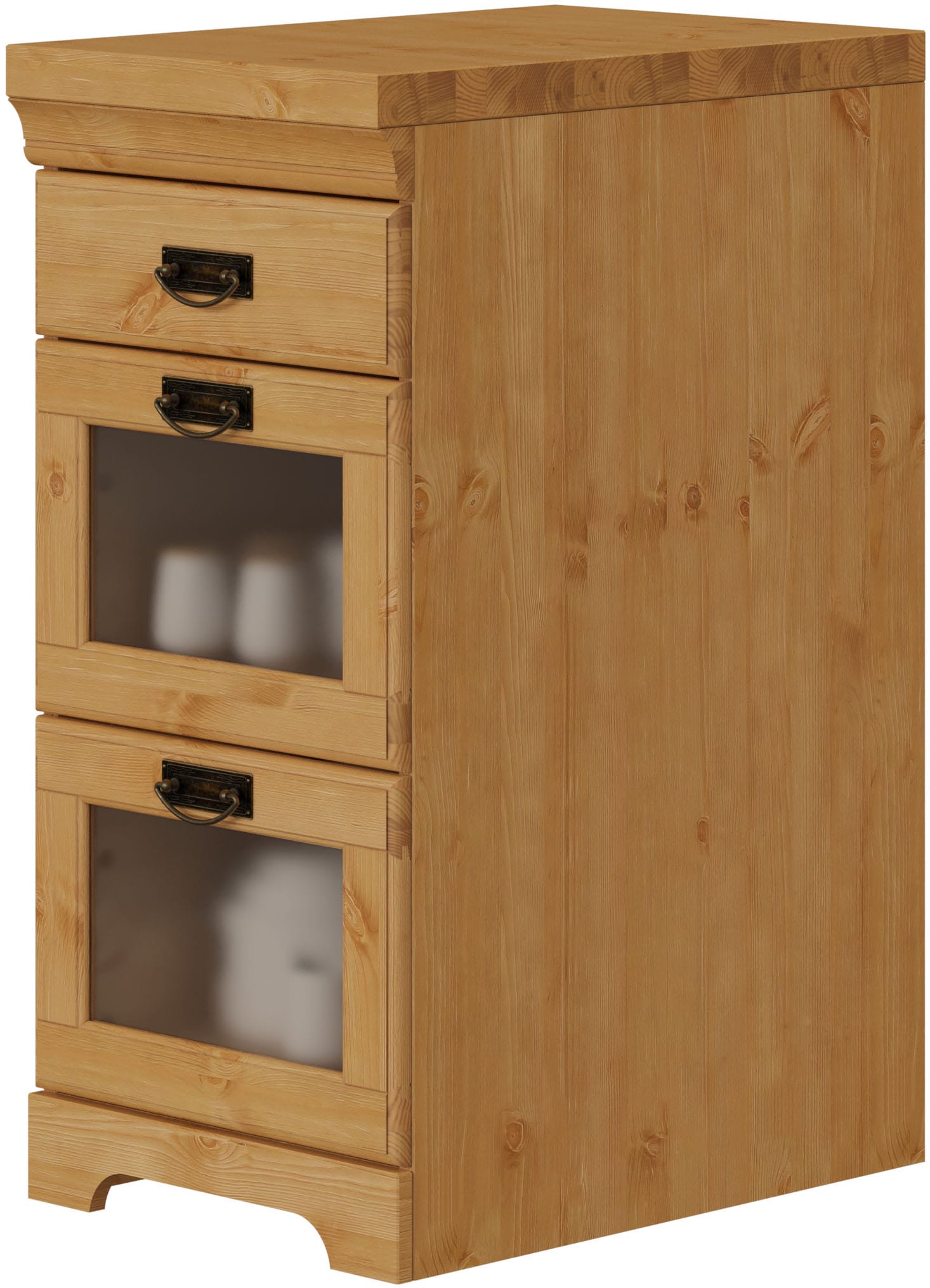 Home affaire Unterschrank "Rügen", Breite 40 cm, Kiefer massiv, Schubkästen günstig online kaufen