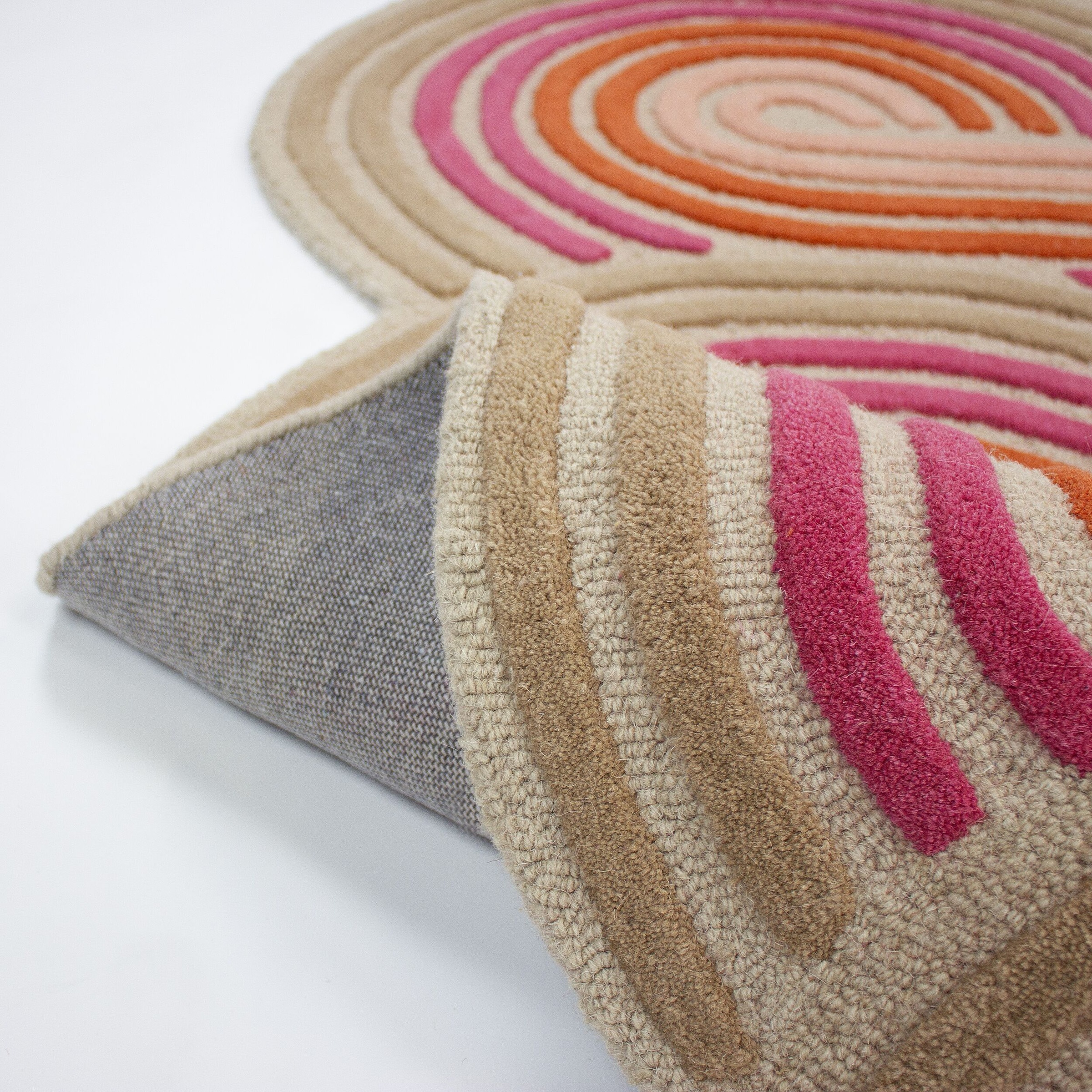 FLAIR RUGS Teppich »SPIRAL SHAPED WOOL« rechteckig 6 mm Höhe