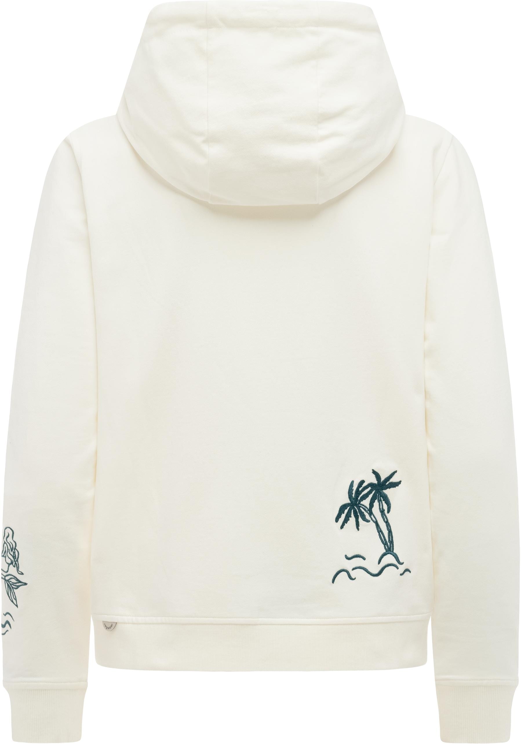 Ragwear Sweatjacke »Parya Embro« Damen Zipper mit Stickereien