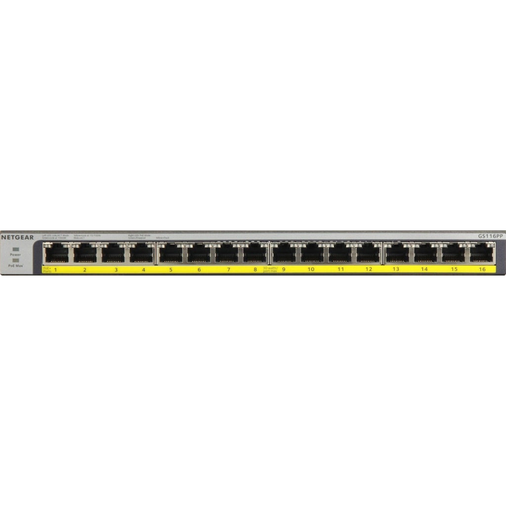 NETGEAR Netzwerk-Switch »GS116PP«