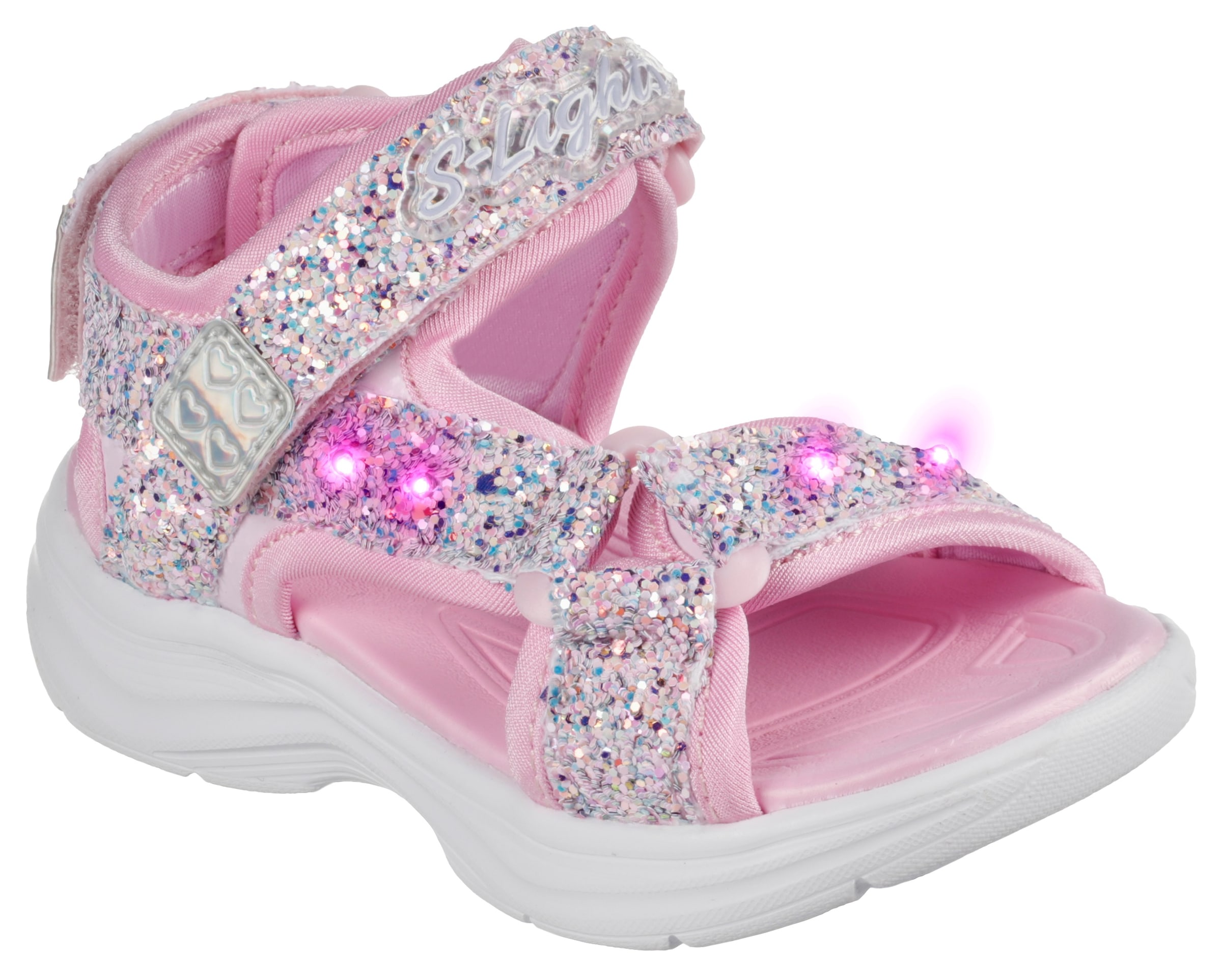 Sandale BAUR GIRLS«, »E SKECHERS Skechers | Blinkfunktion - mit kaufen