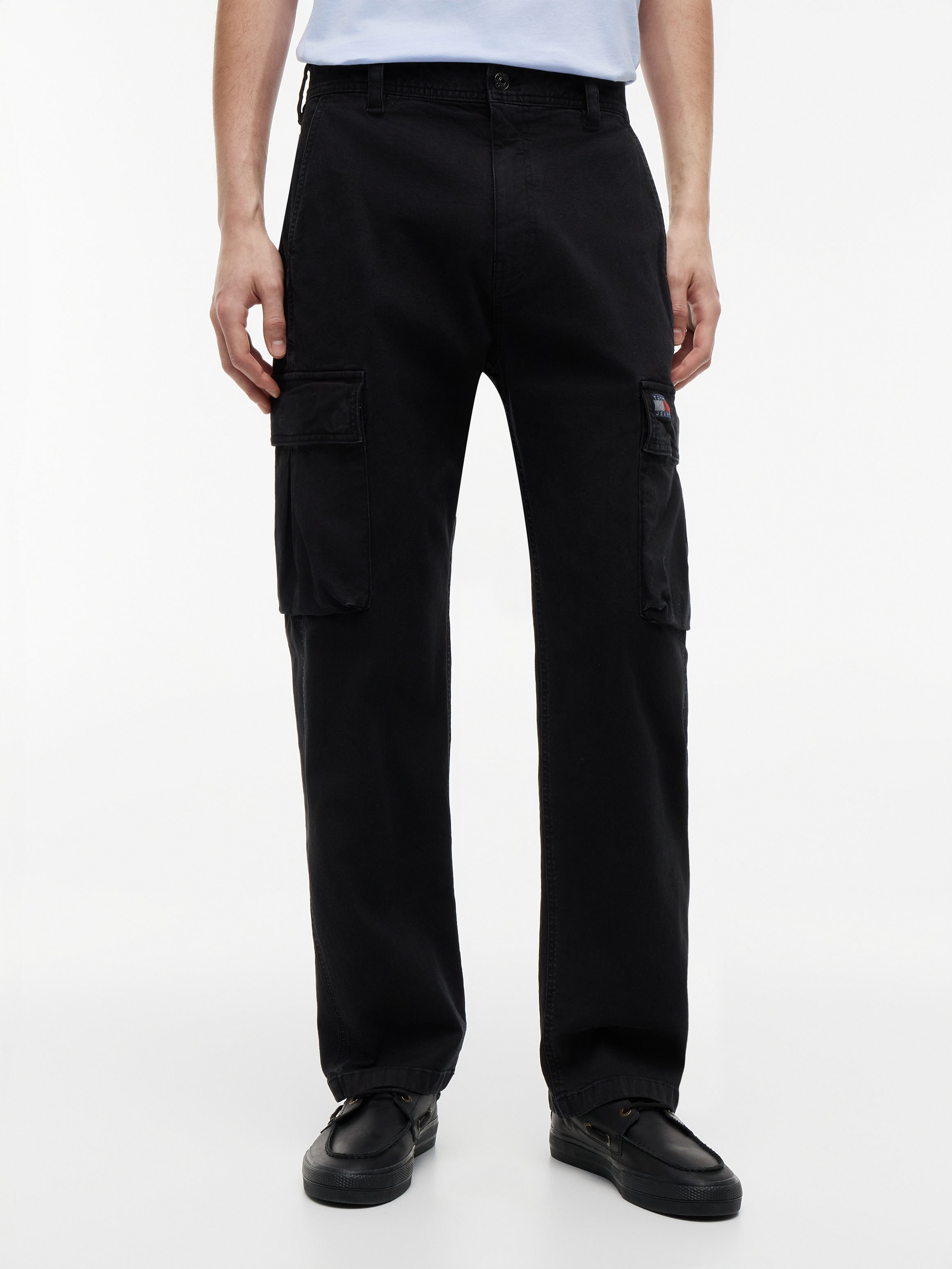 Tommy Jeans Cargohose "CANVAS CARGO PANT" Regular fit mit Cargotaschen
