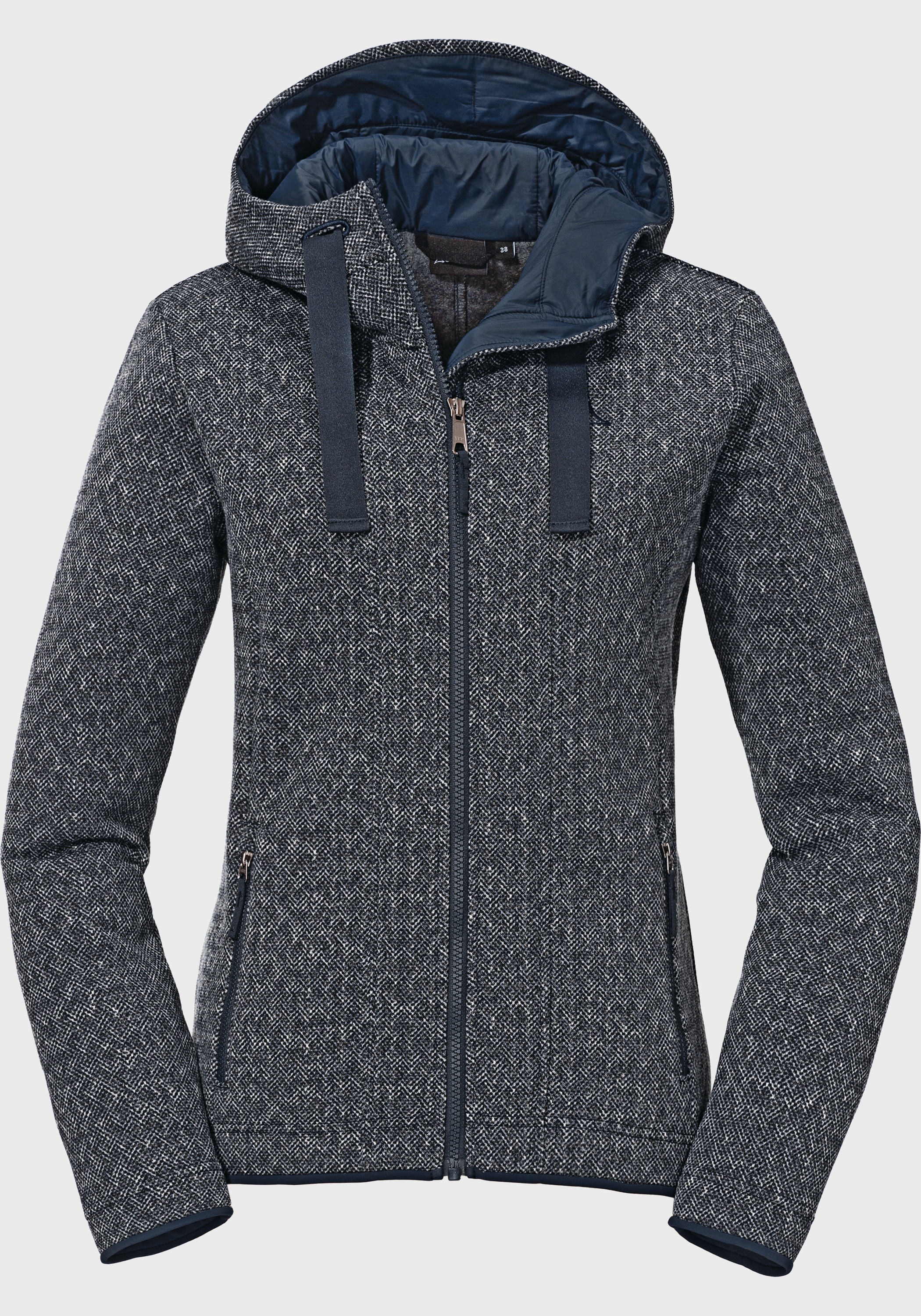 Schöffel Fleecejacke "Fleece Hoody Aurora L", mit Kapuze