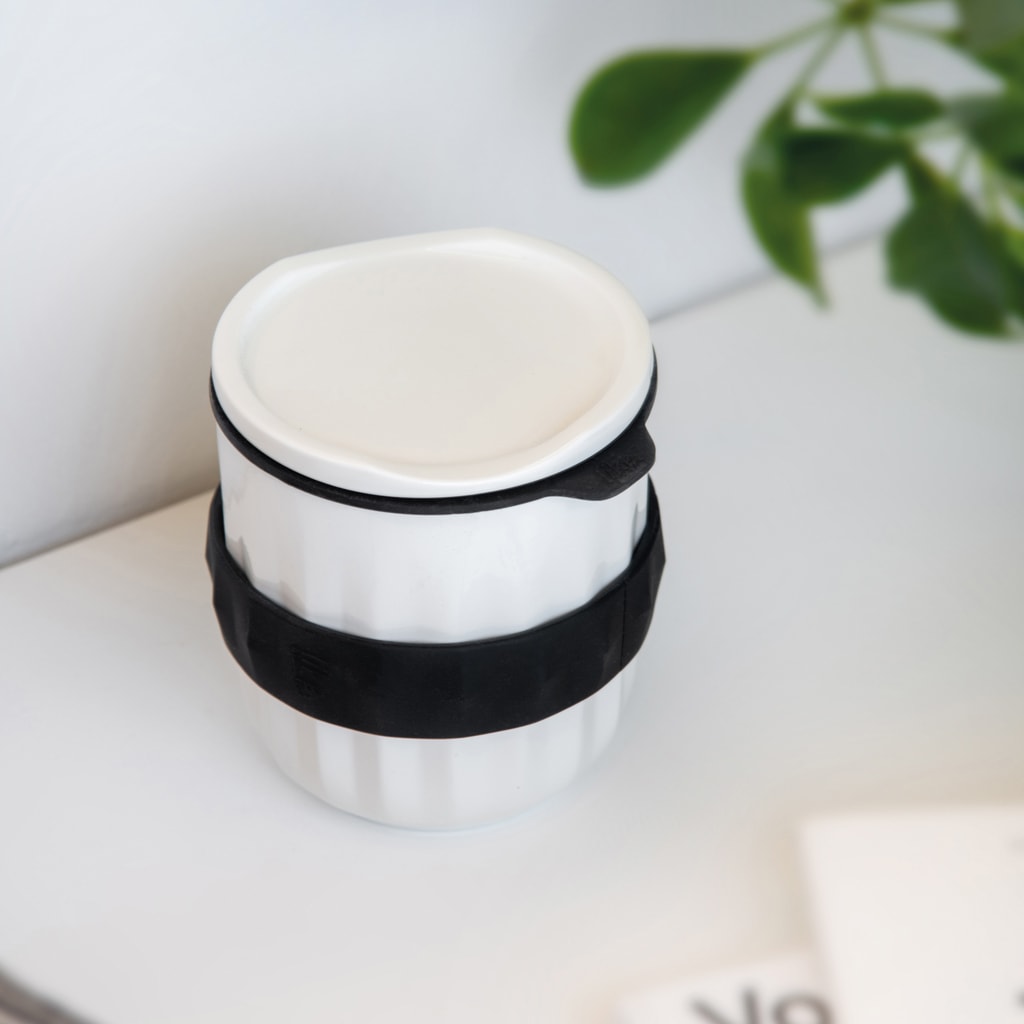 like. by Villeroy & Boch Lunchbox »Becher mit Deckel To Go & To Stay 300 ml weiß«, (1 tlg.)