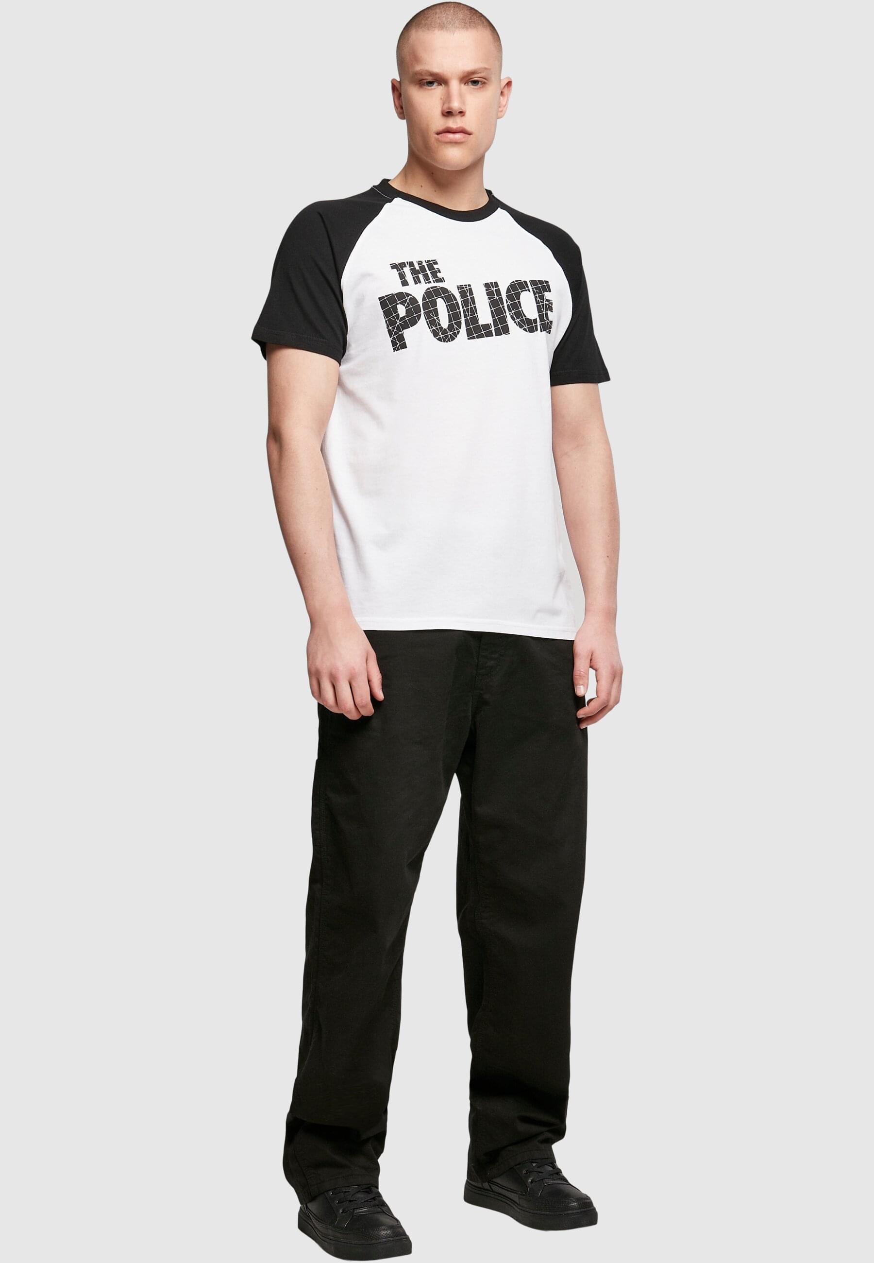 Merchcode T-Shirt »Merchcode Herren The Police Logo Raglan Tee«, (1 tlg.)