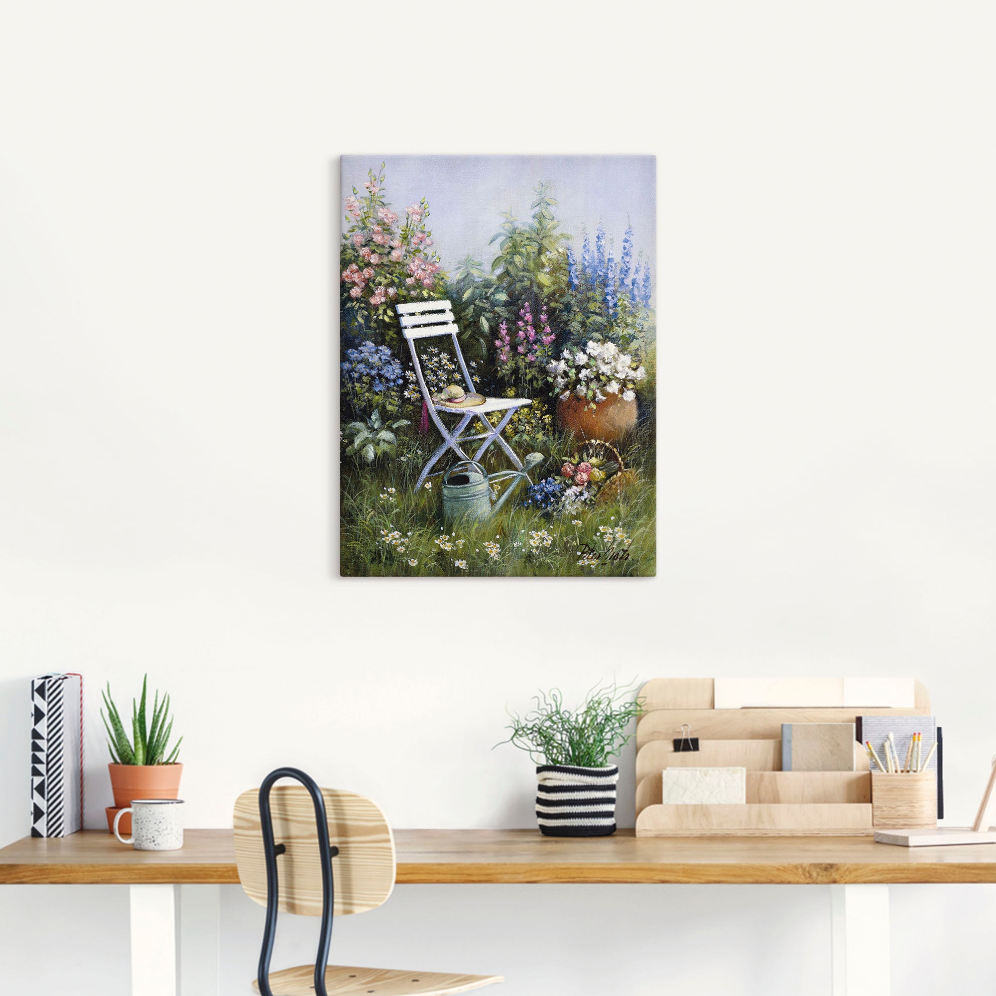 Artland Wandbild »Unvergesslich«, Garten, (1 St.), als Leinwandbild, Poster, Wandaufkleber in verschied. Größen