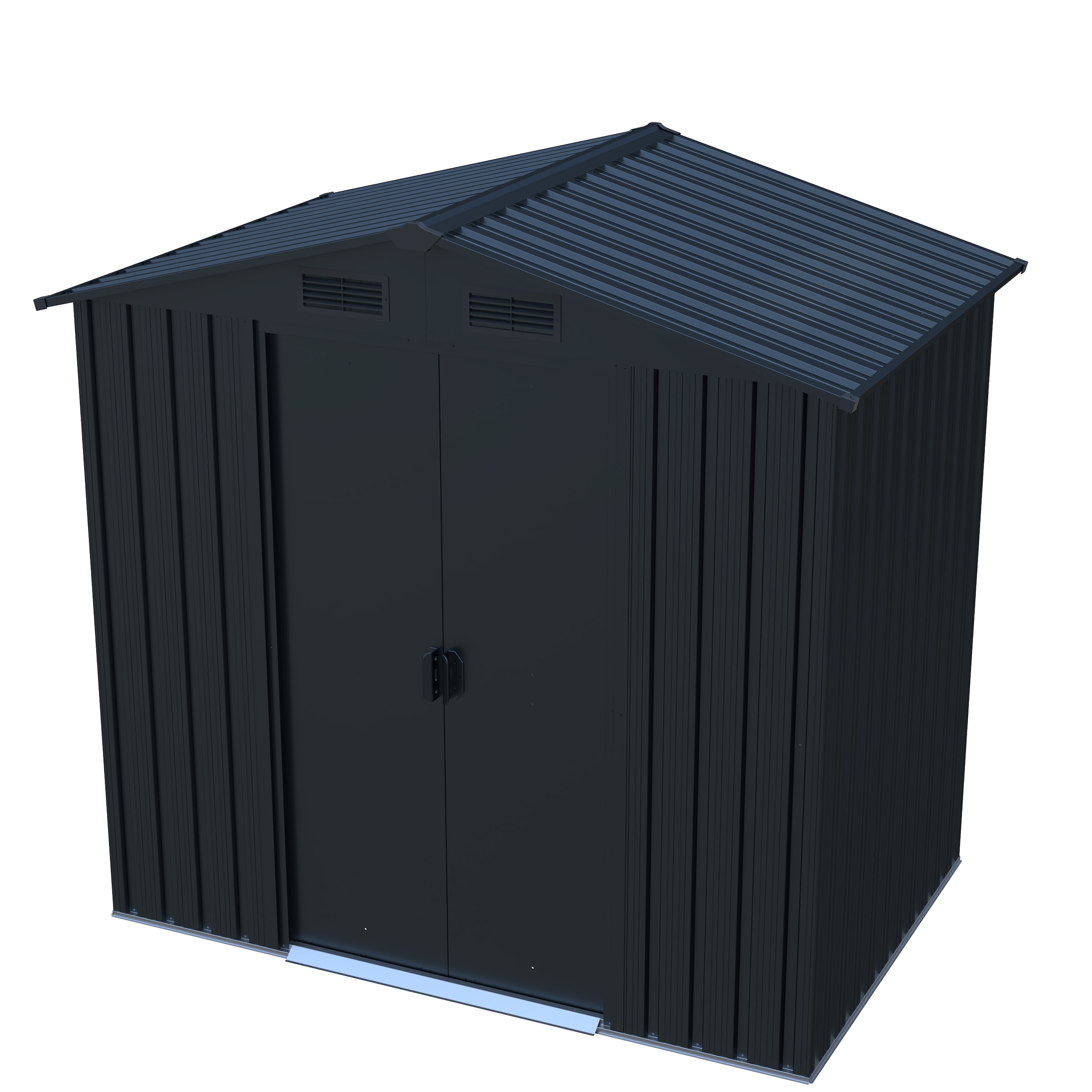 GARDEN 'N' MORE Gerätehaus »Pultdachhaus Basic plus« einfacher Aufbau, Langlebig, mit Lüftungsschlitzen