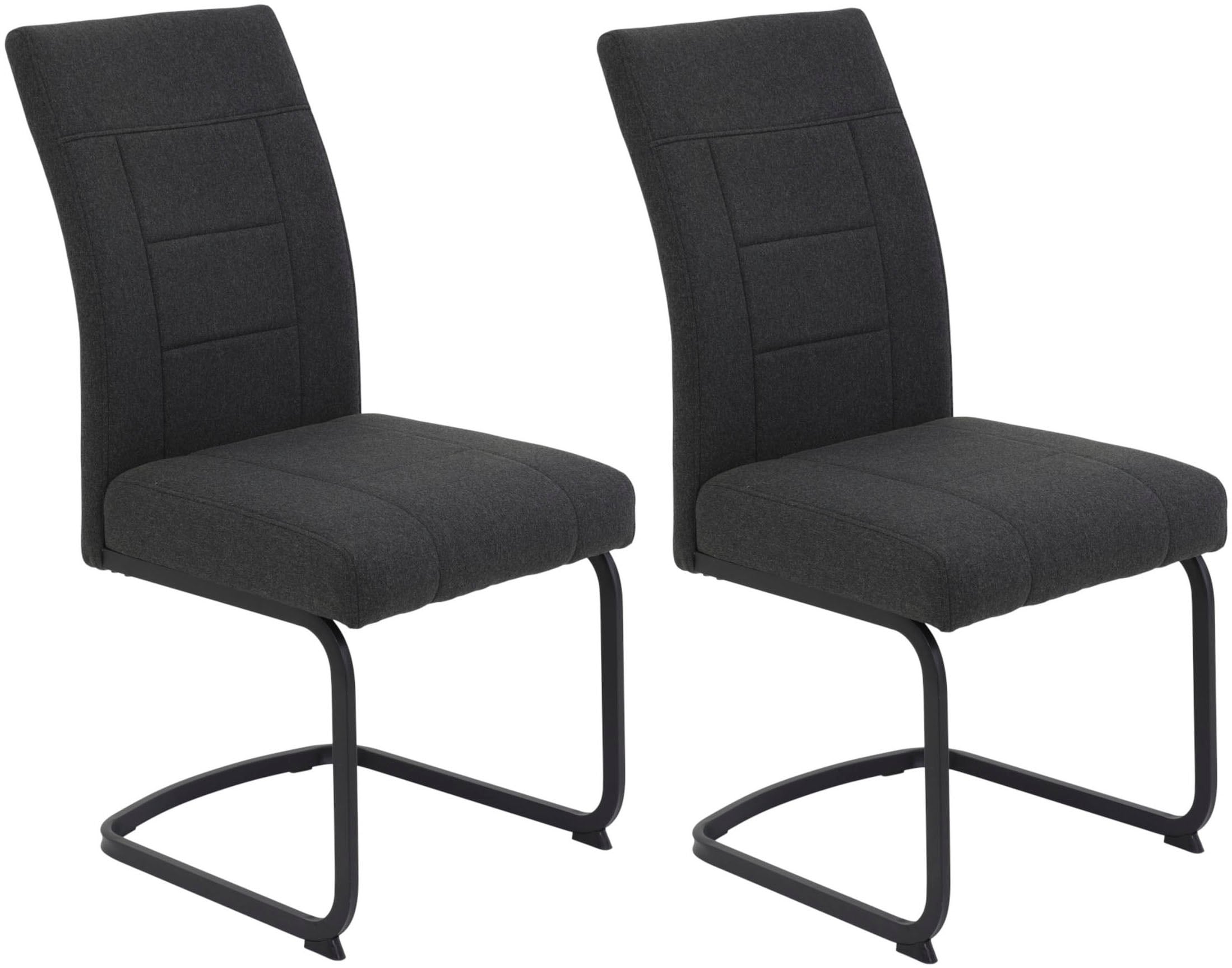 HELA Freischwinger "BRINDISI, Esszimmerstuhl", (Set), 2 St., Webstoff-Flach günstig online kaufen