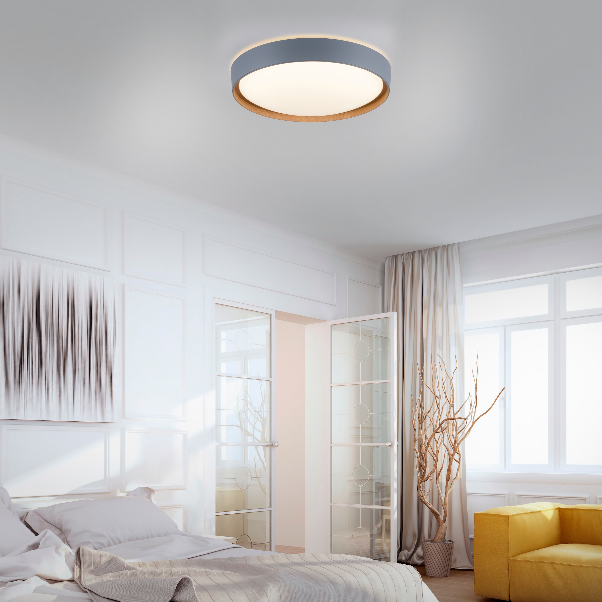 Neuhaus Q SMART HOME LIGHTS LED Deckenleuchte »Q-EMILIA« LED-Board 1 Stk. warmweiß - kaltweiß