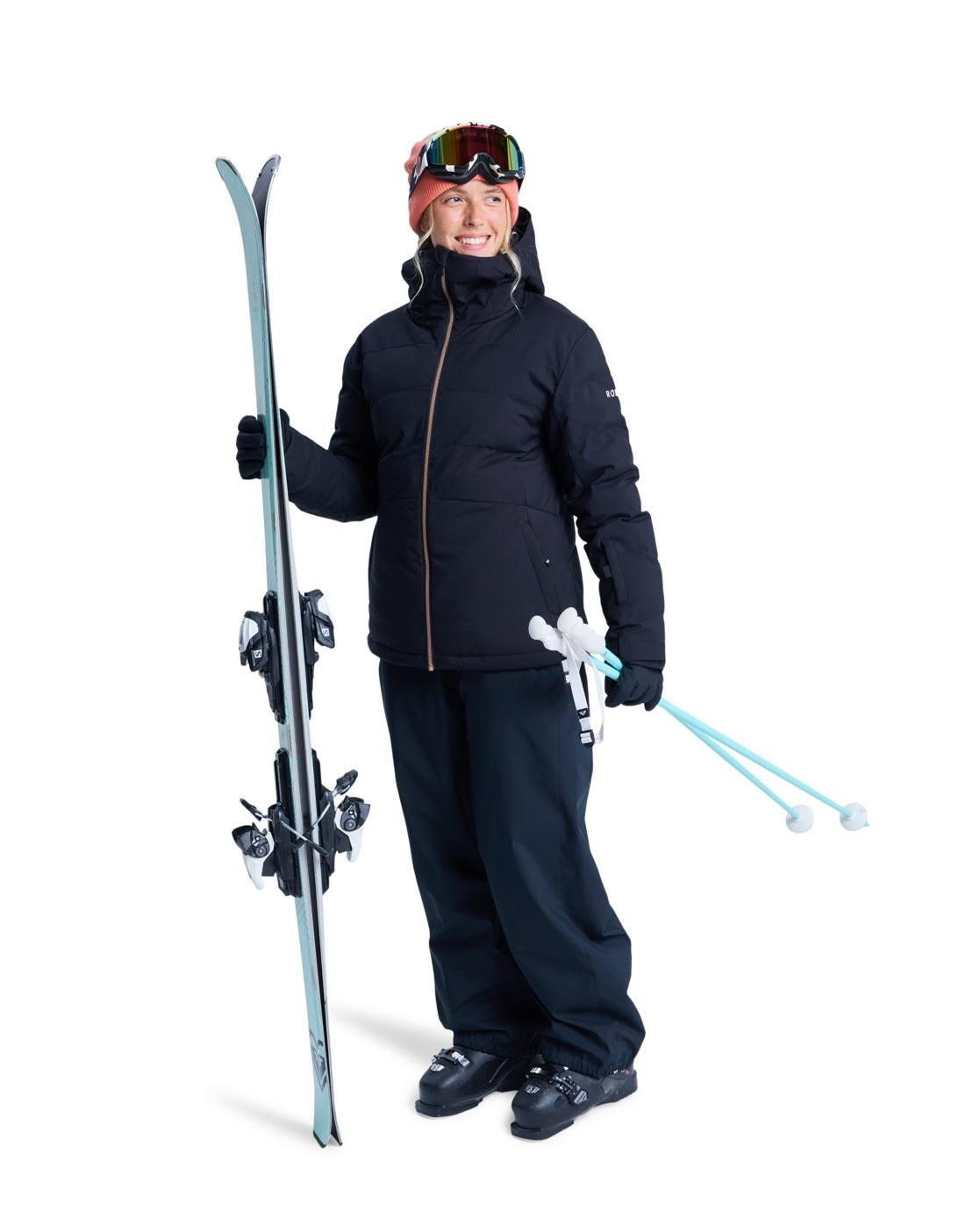 Roxy Veste Snowyhill True Black M Femme 2