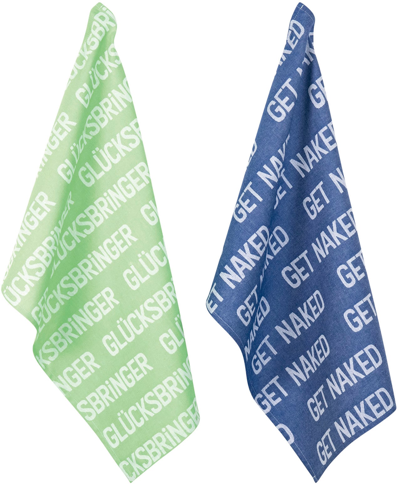 PAD Geschirrtuch "FRAZE" 100% Baumwolle, 50x70 cm, mit Schriftzug günstig online kaufen