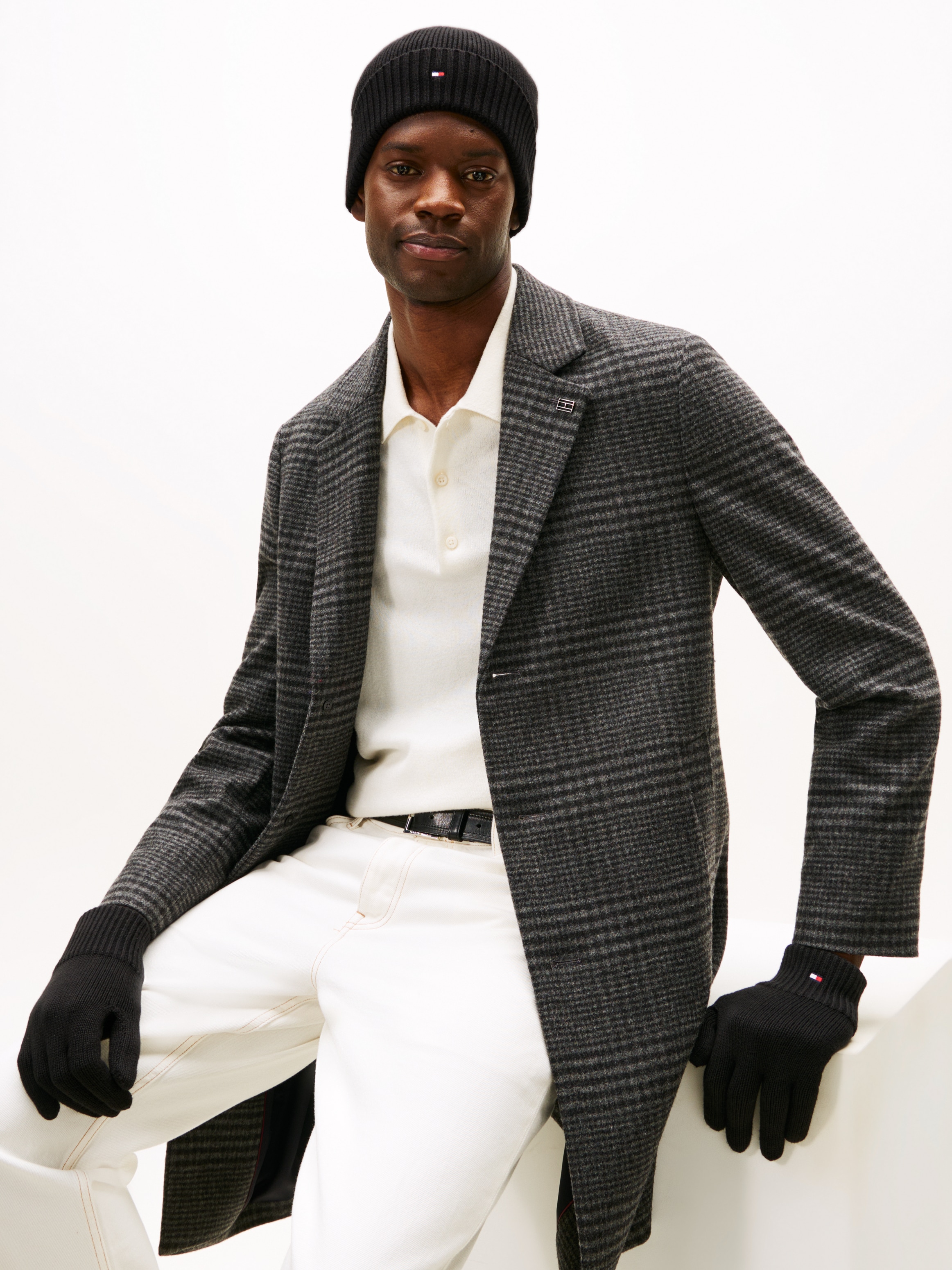 Tommy Hilfiger Beanie »TH FLAG BEANIE & GLOVE« Set aus Handschuhe und Mütze, in Geschenkbox