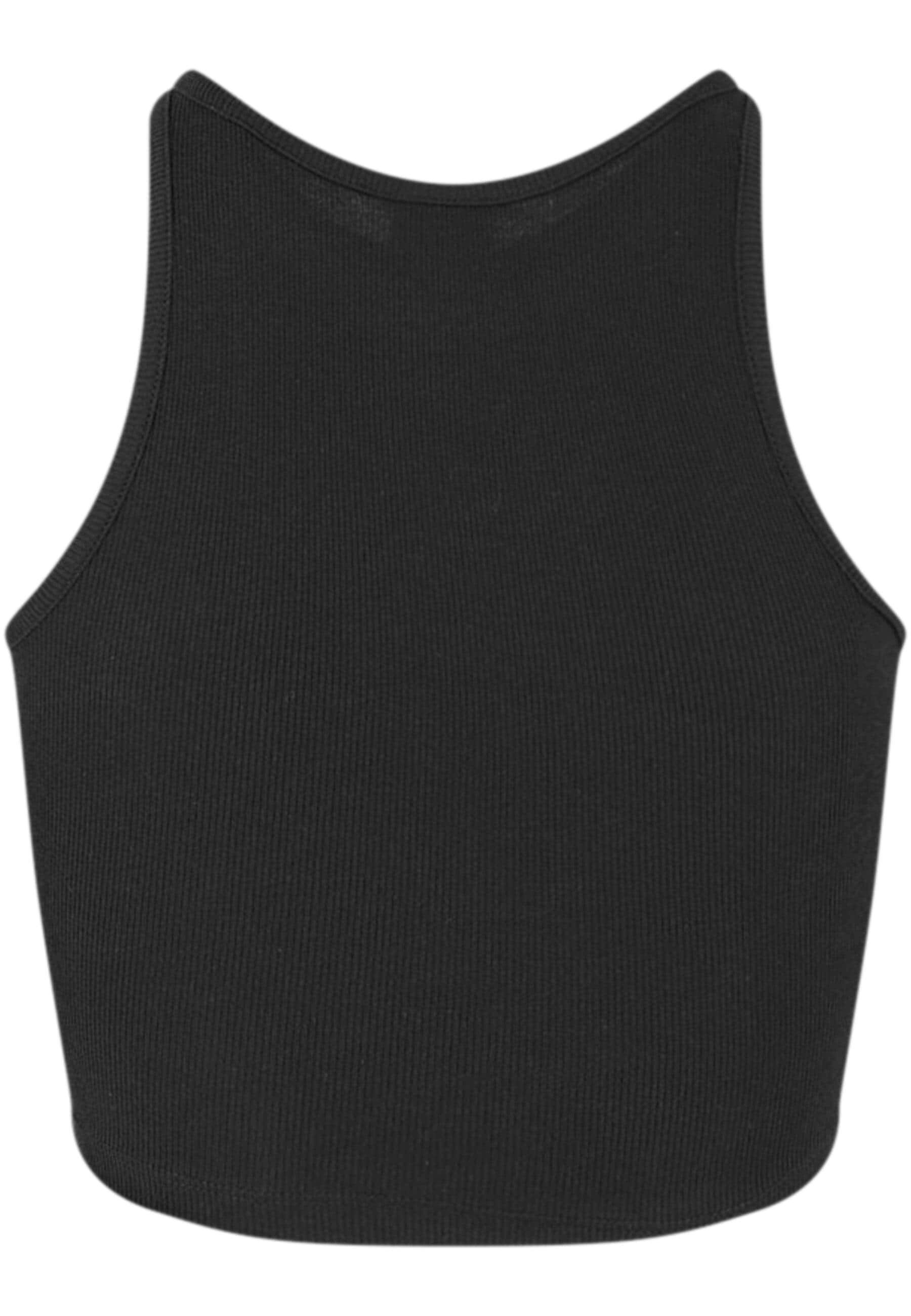 URBAN CLASSICS Muskelshirt »Urban Classics Damen Ladies Organic Cropped Rib Top«, (1 tlg.)