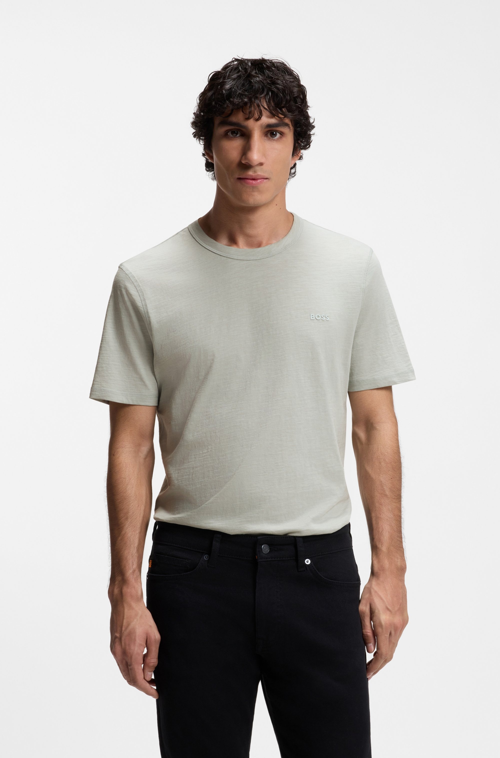 BOSS ORANGE T-Shirt "Tegood" Rundhalsausschnitt, Regular Fit, Logoschriftzu günstig online kaufen