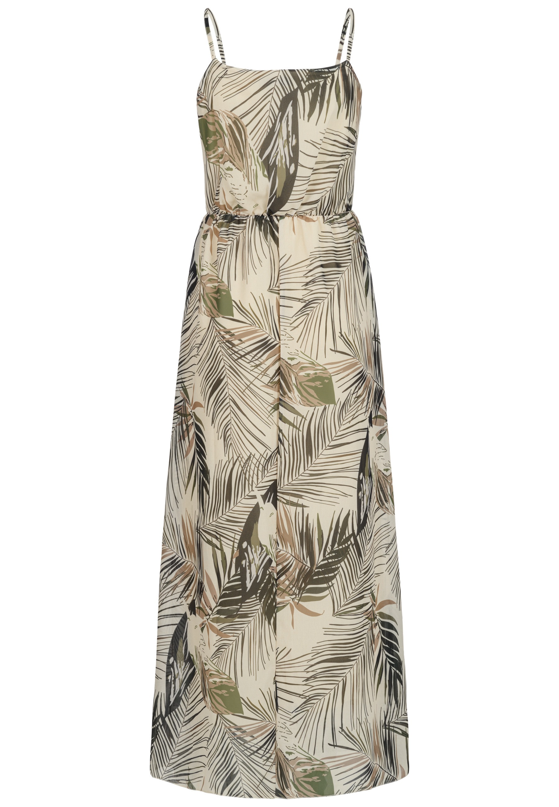 CLOUD 5IVE Shirtkleid »CLOUD 5IVE 2-Layered Maxi-Dress Tropical Print« 1 Stk. tlg.