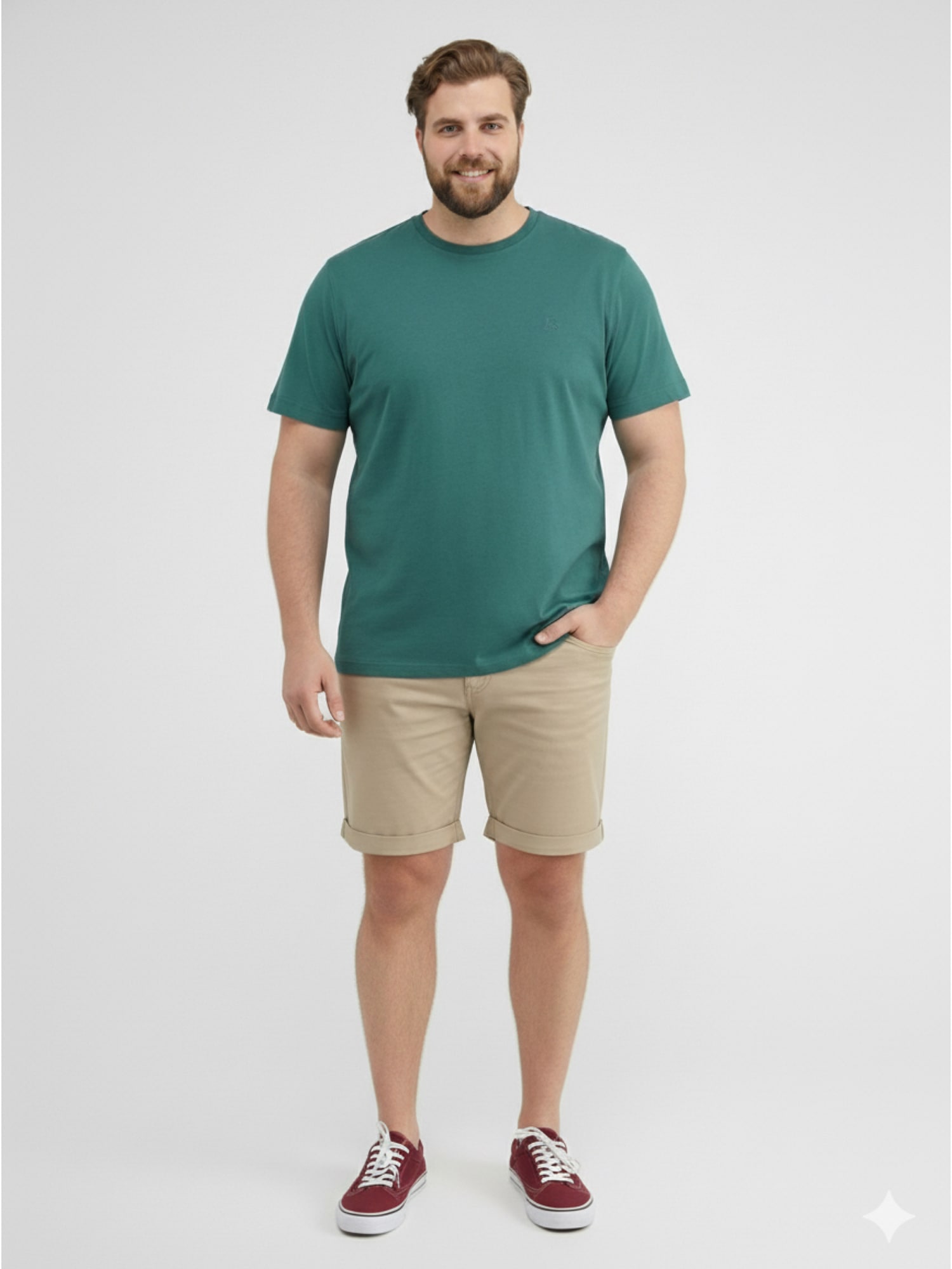 LERROS Chinoshorts »Kurze Chino aus Baumwollmix in großen Größen«