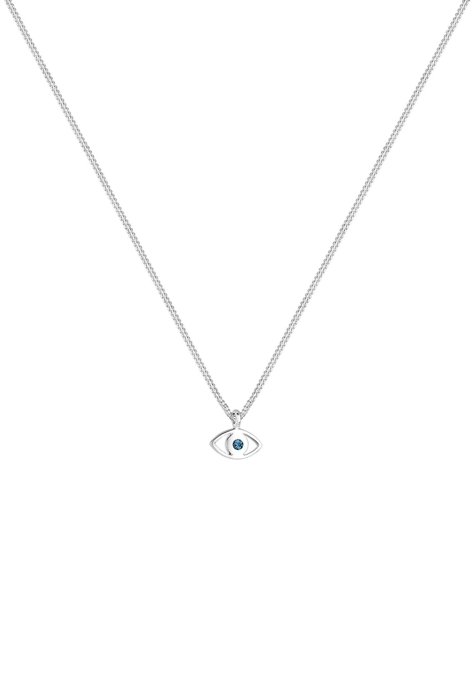 Elli Collierkettchen »Evil Eye Glas Kristalle Blau 925 Sterling Silber«