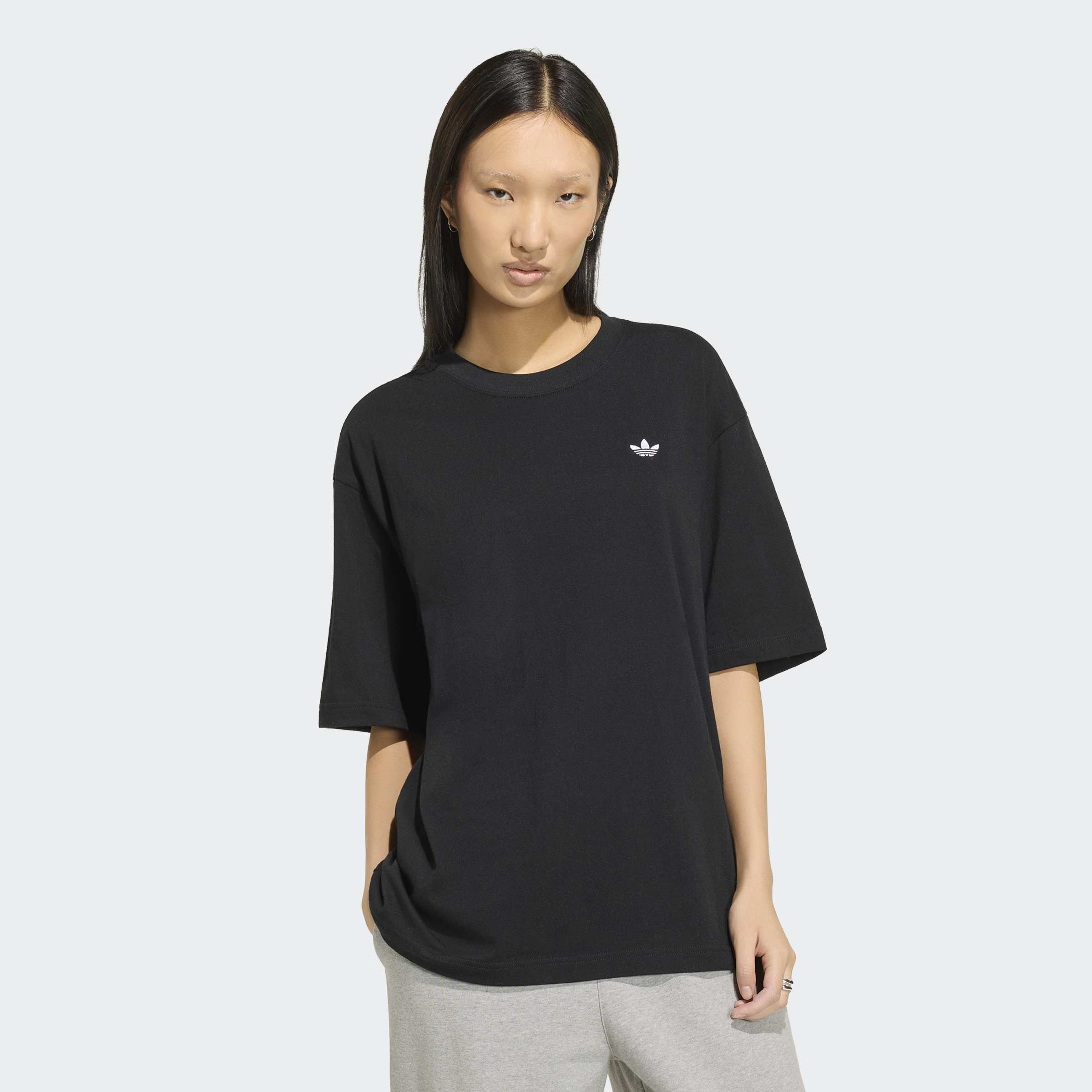 adidas Originals T-Shirt "ESSENTIALS, BOYFRIEND-FIT" für Erwachsene, mit Kurzarm, ohne Verschluss