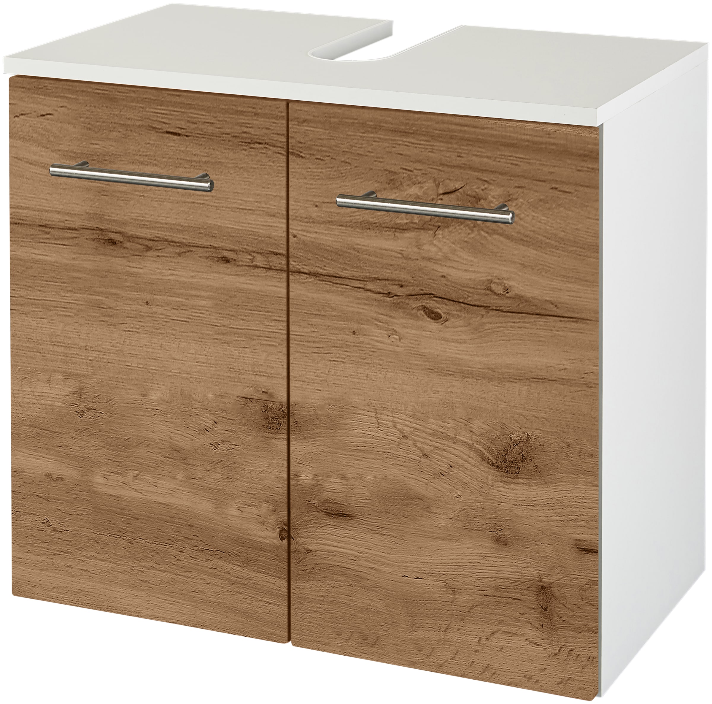 welltime Waschbeckenunterschrank »Trento, verschiedene Ausführungen und Farben«, Badmöbel, Breite 60cm, Badezimmerschrank Beckenunterschrank WBU