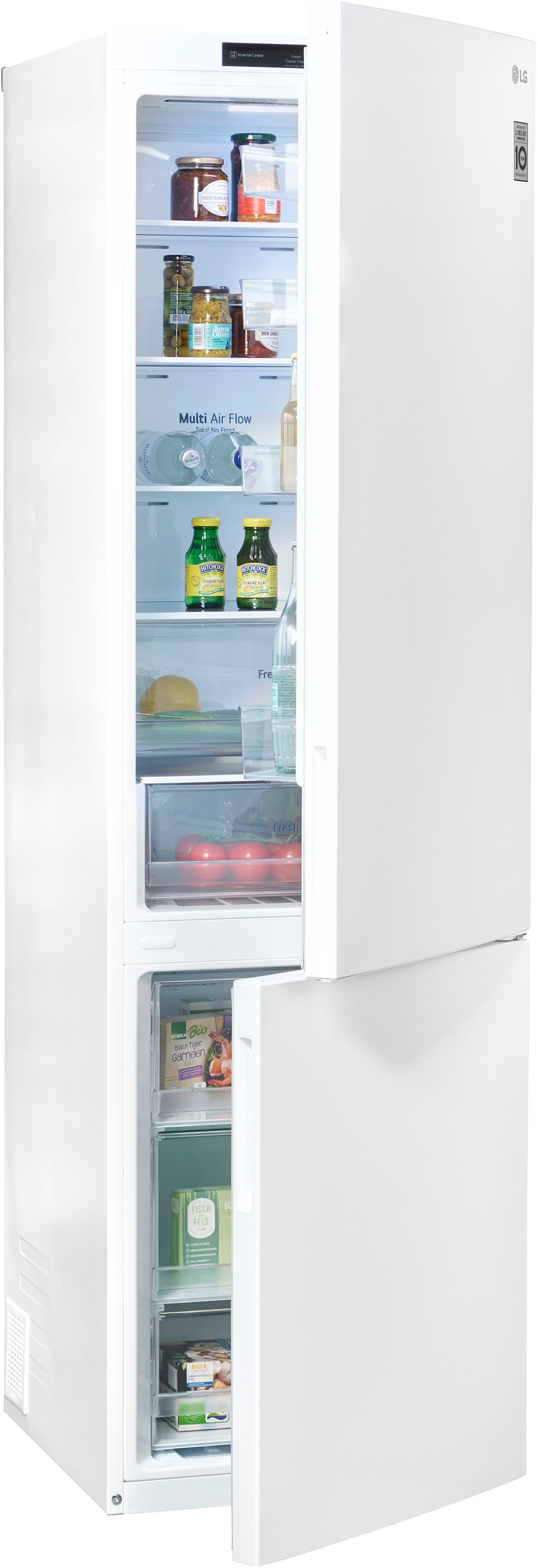LG Kühl-/Gefrierkombination Serie 6 "GBP62SWNAC" 203 hoch 59,5 breit günstig online kaufen