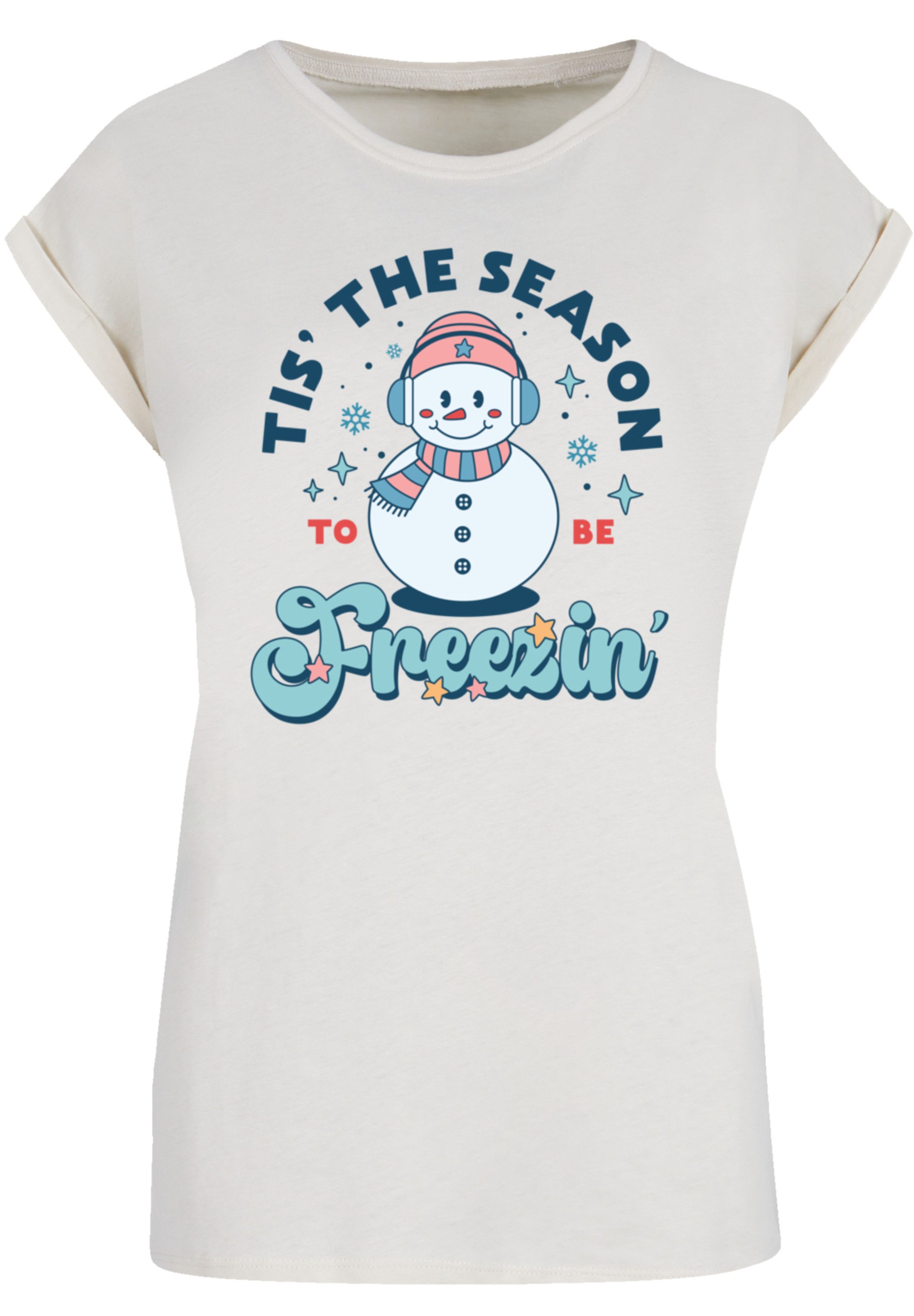 F4NT4STIC T-Shirt »Tis The Season to Be Freezin Winter«, Premium Qualität