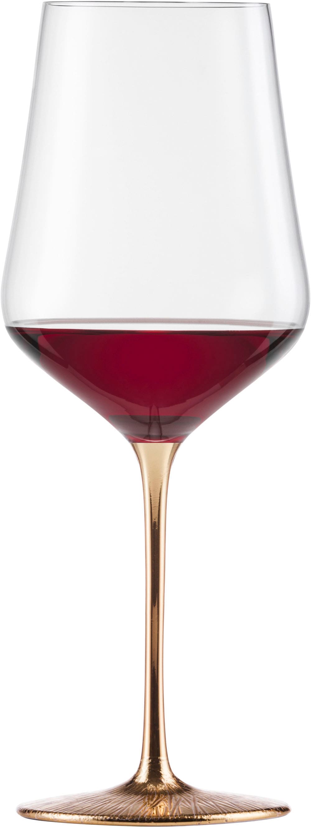 Eisch Germany Rotweinglas »RAVI GOLD, Made in Germany, 620 ml«, (Set, 2 tlg., 2 Bordeauxgläser im Geschenkkarton), in Handarbeit veredelt mit 24karätigem Gold, 620 ml, 2-teilig