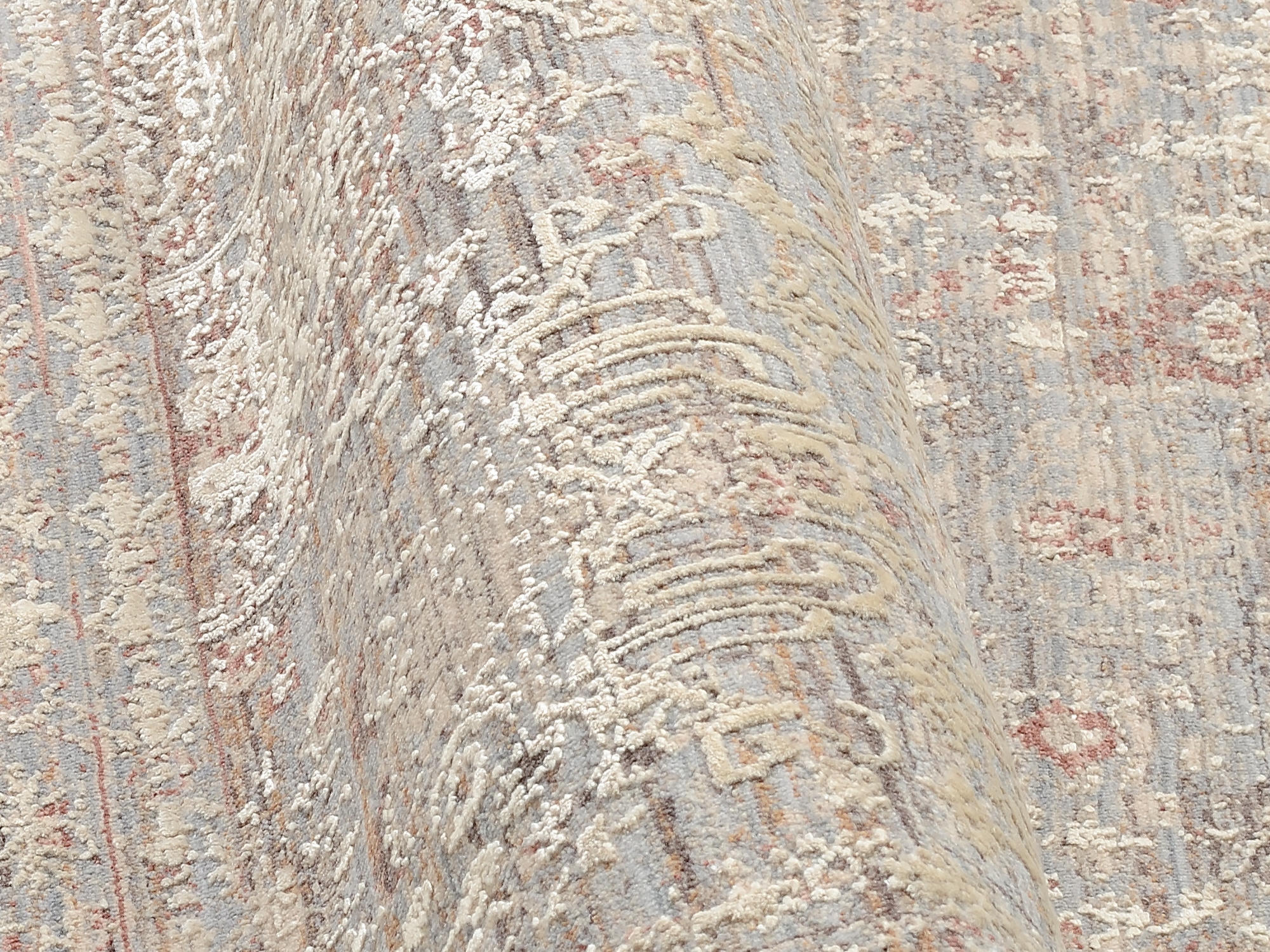 OCI DIE TEPPICHMARKE Teppich »FARBEN GRANDE«, rechteckig, Klassisches Muster, eingefasst, in 3-D-Optik