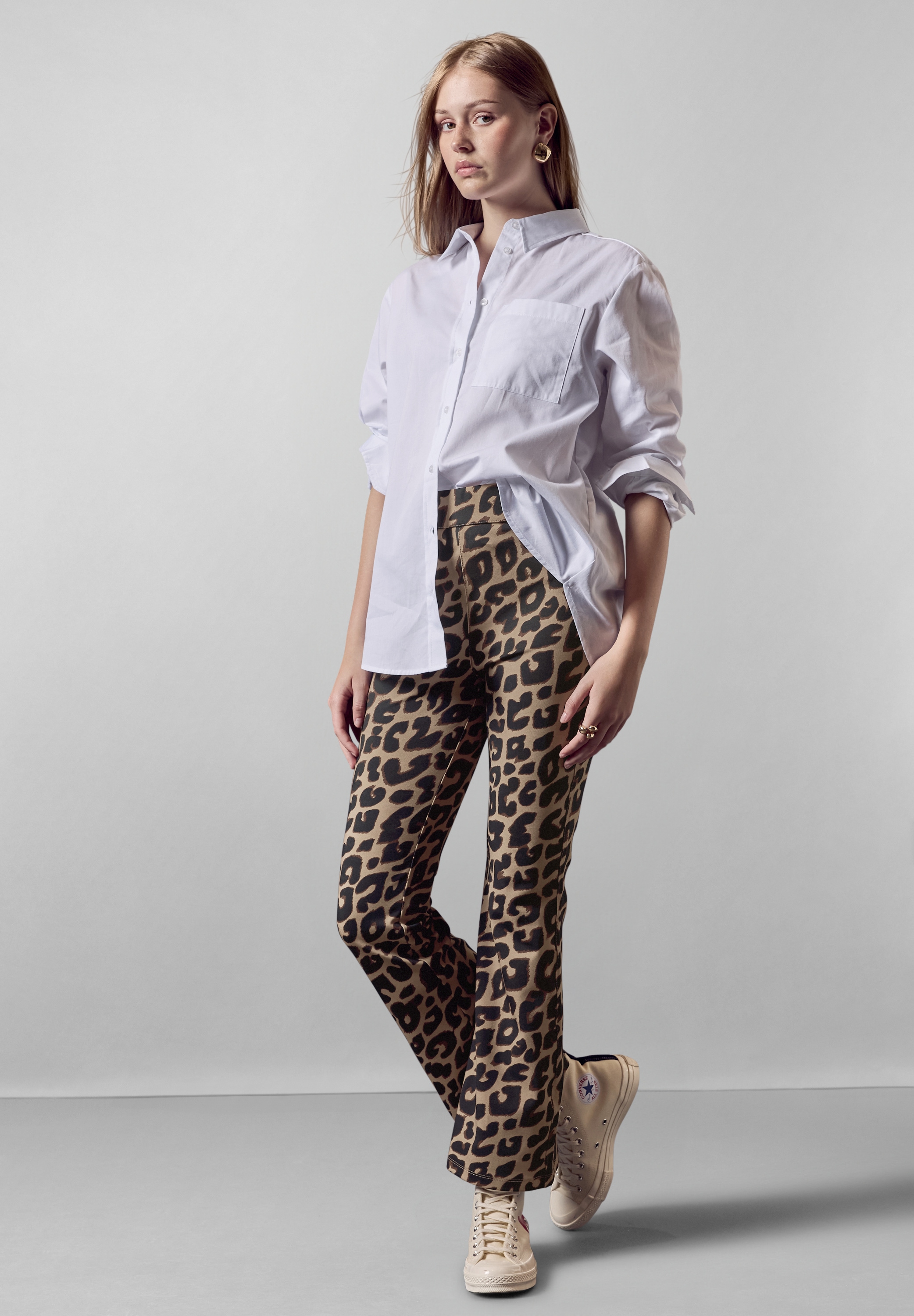 STREET ONE STUDIO Bootcuthose, High Waist