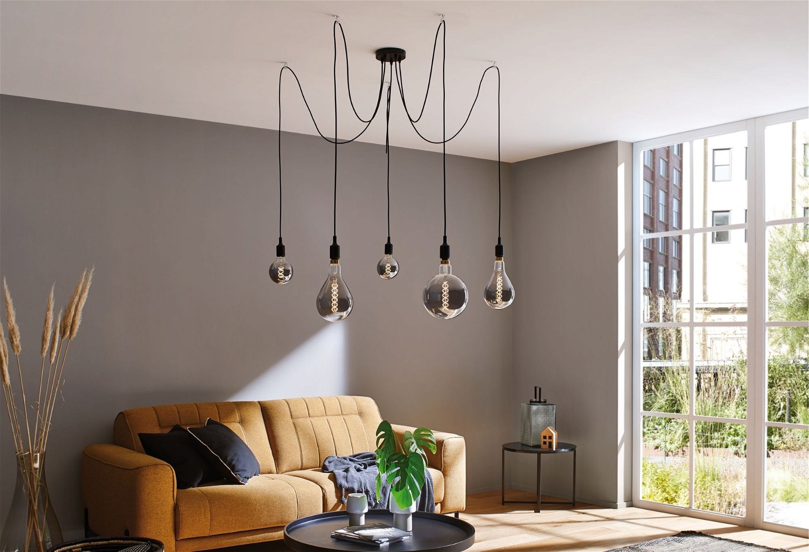 Paulmann LED-Leuchtmittel »BigGlobe 170lm 1800K smoke 7W doppel spiral 230V Filament«, 1 St.