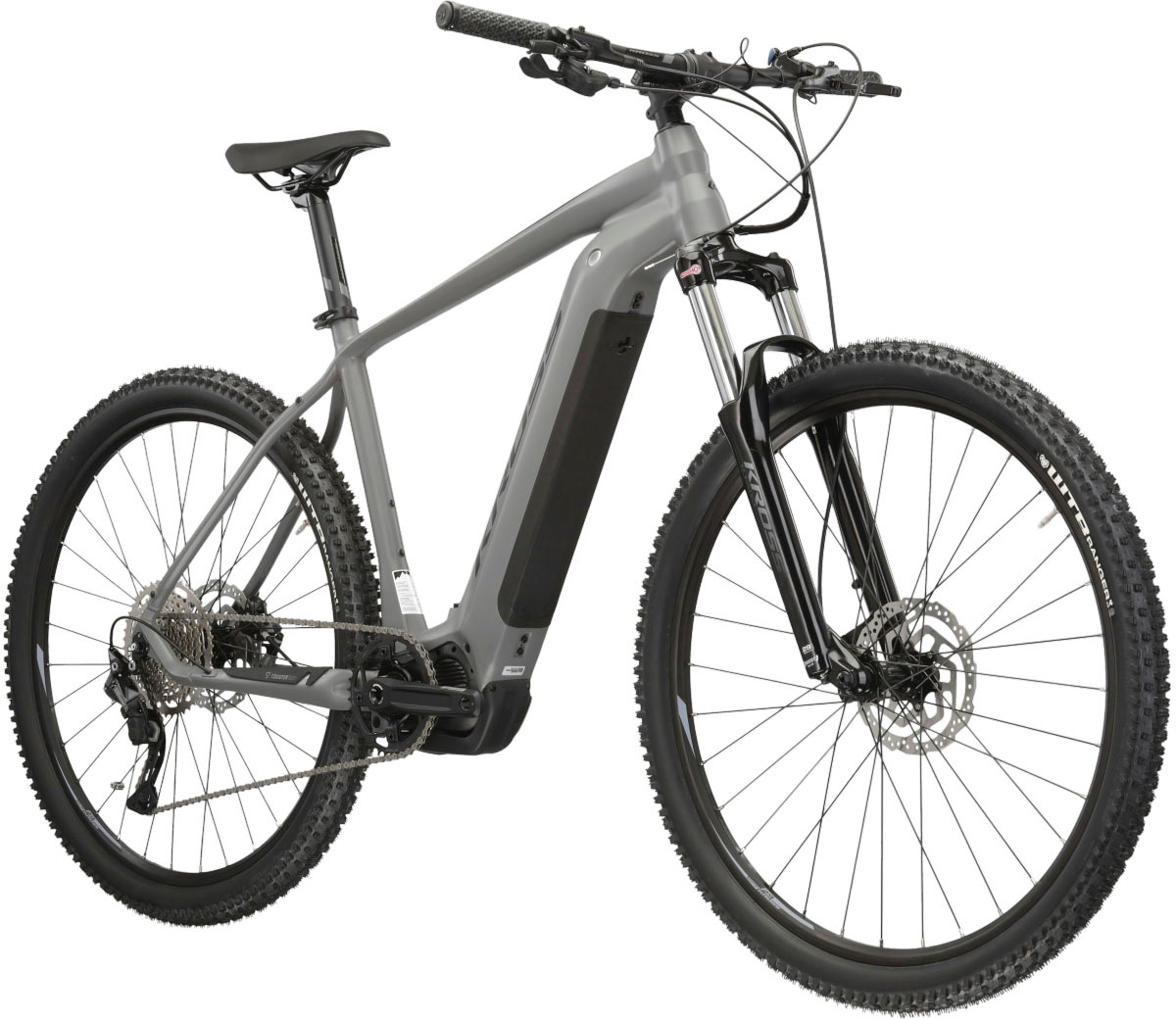 Kross E-Bike »KROSS E-MTB Level Boost 1.0 29" grau«, 10 Gang, Shimano, DEORE M5120, Mittelmotor 250 W