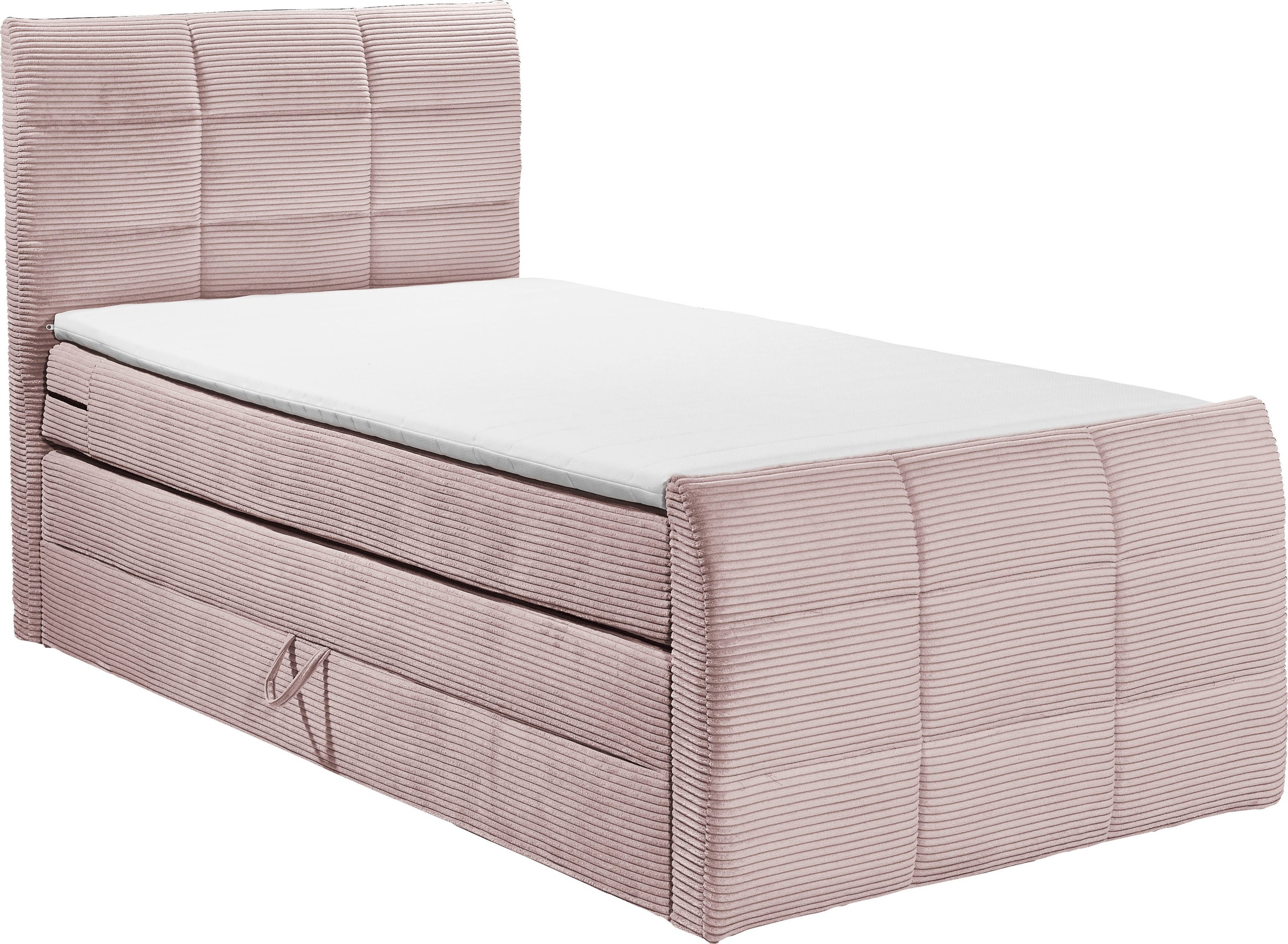 ED EXCITING DESIGN Boxspringbett »Bolivia«, harte Seite mit Kokosmatte, weiche Seite mit Filzabdeckung