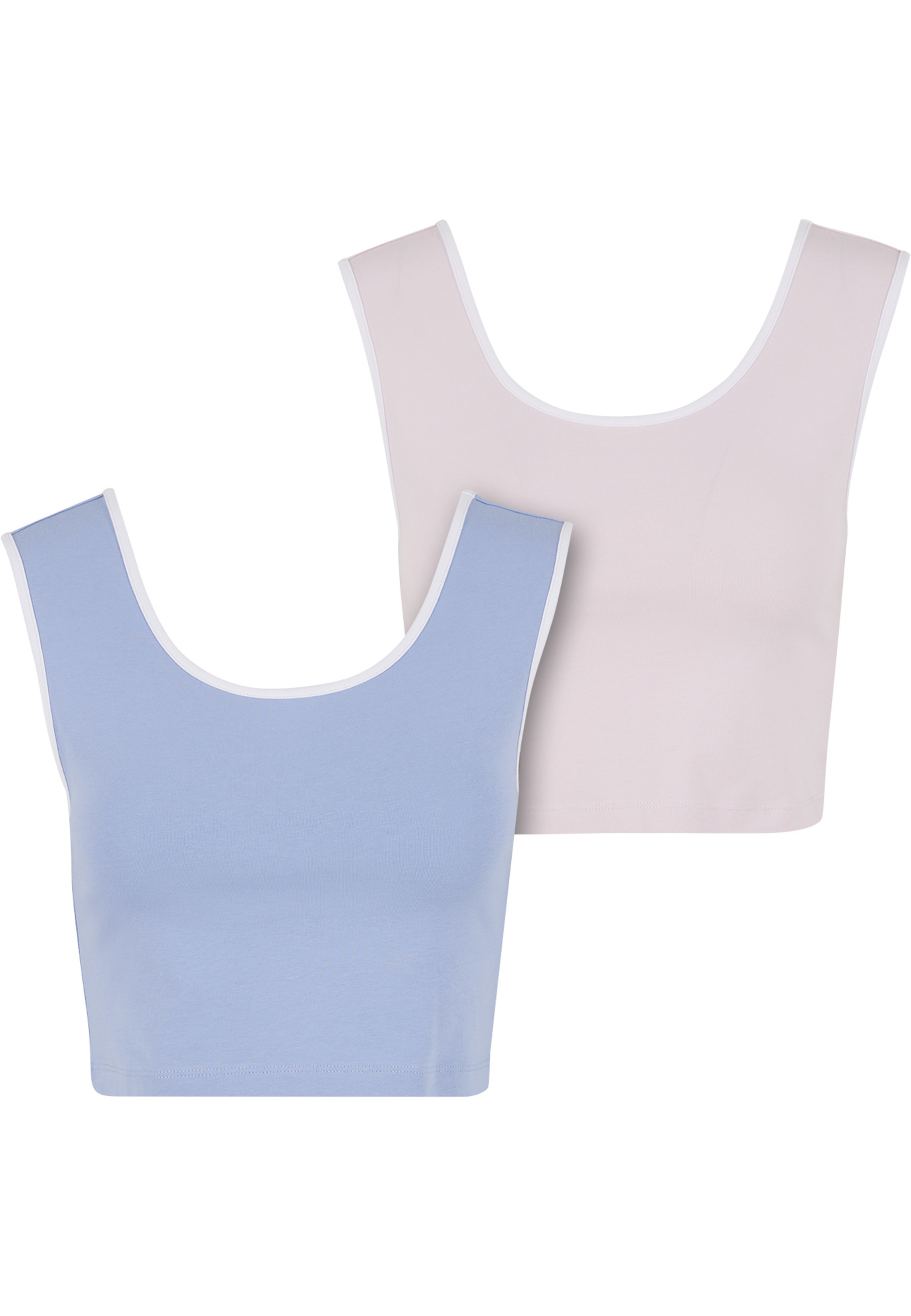 URBAN CLASSICS T-Shirt "Urban Classics Ladies Contrast Cropped Top" 1