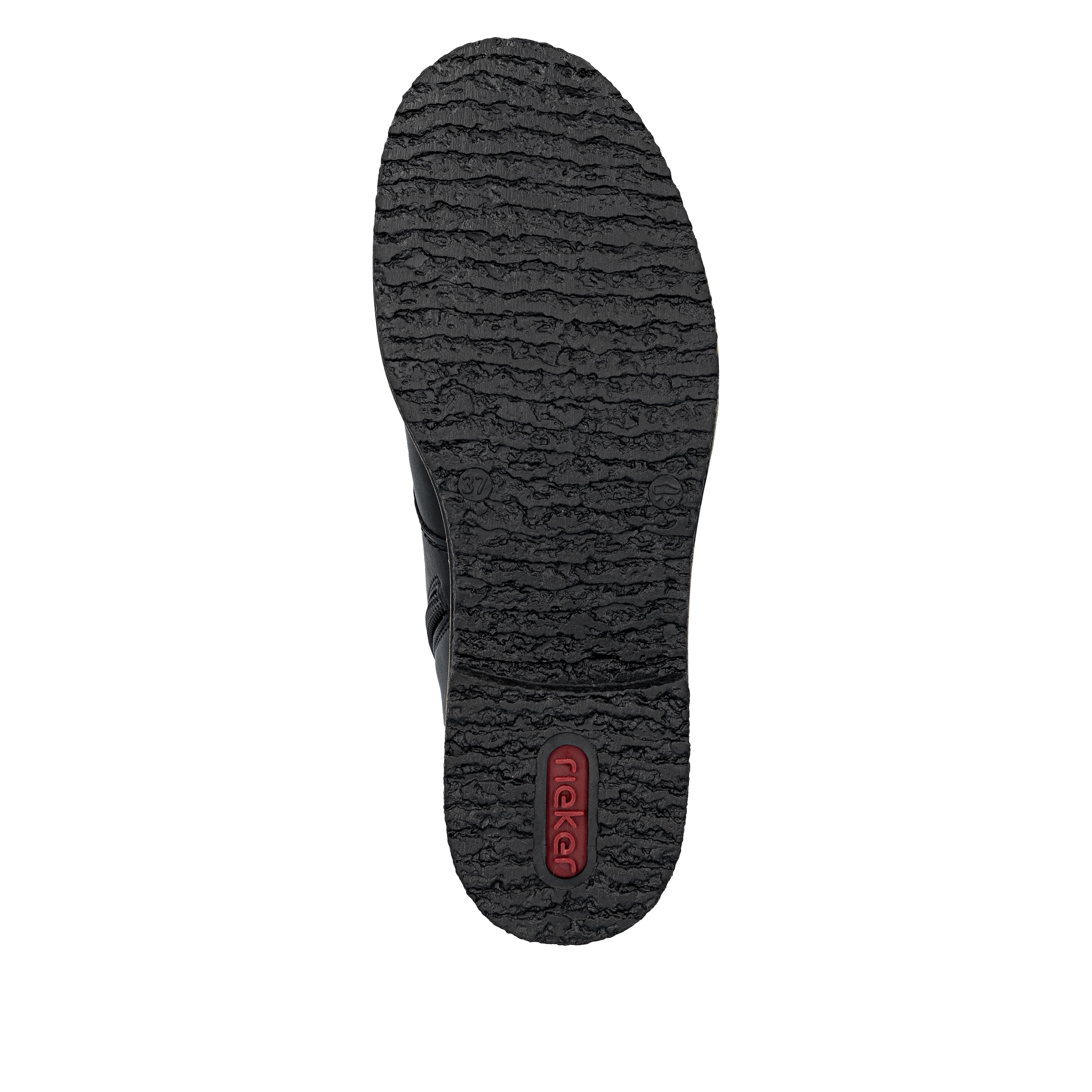Rieker Schnürstiefelette, Schnürboots, Stiefelette, Blockabsatz mit dekorativer Zierschnalle