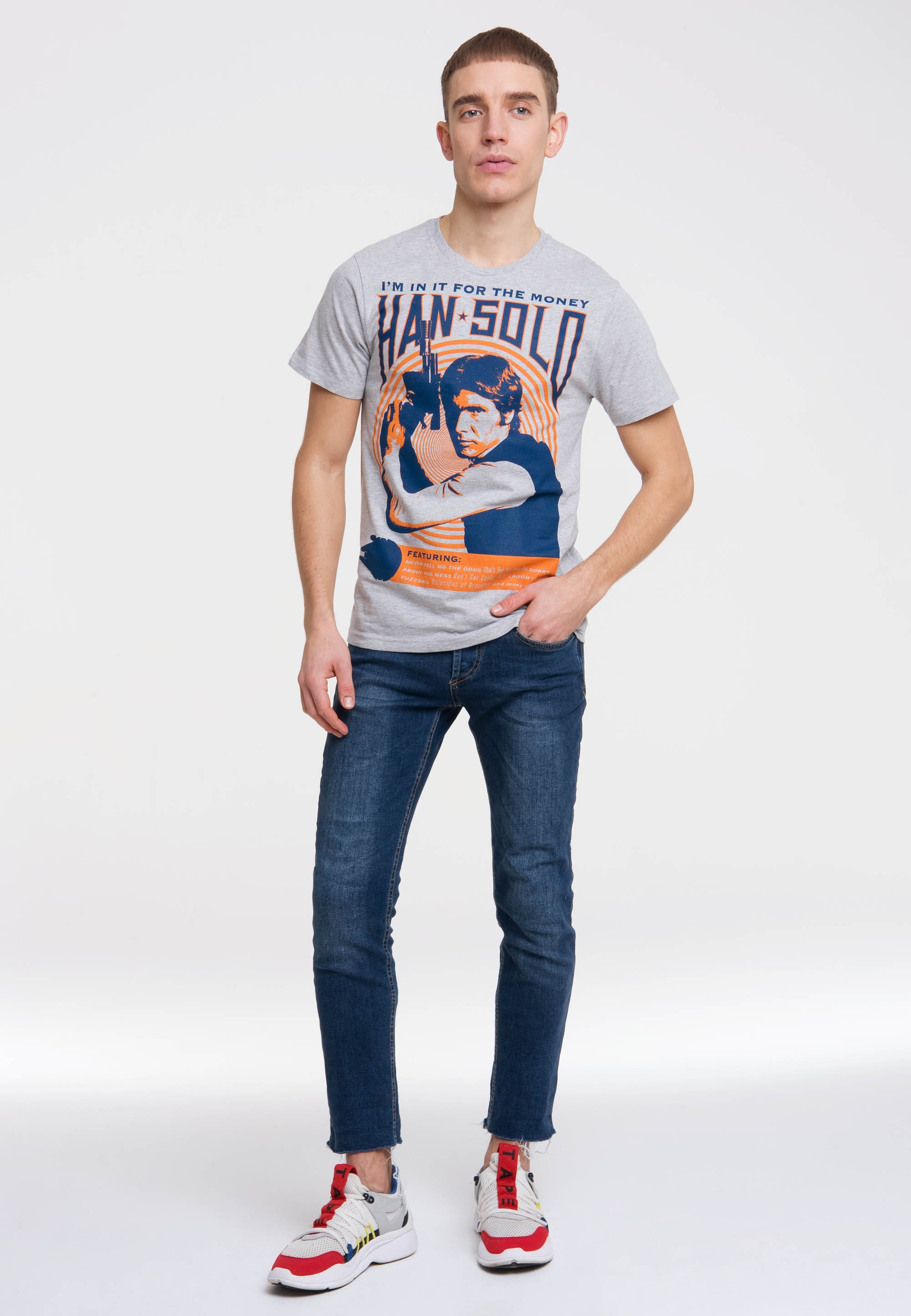 LOGOSHIRT T-Shirt »Star Wars - Han Solo - Money«, mit Han Solo-Motiv