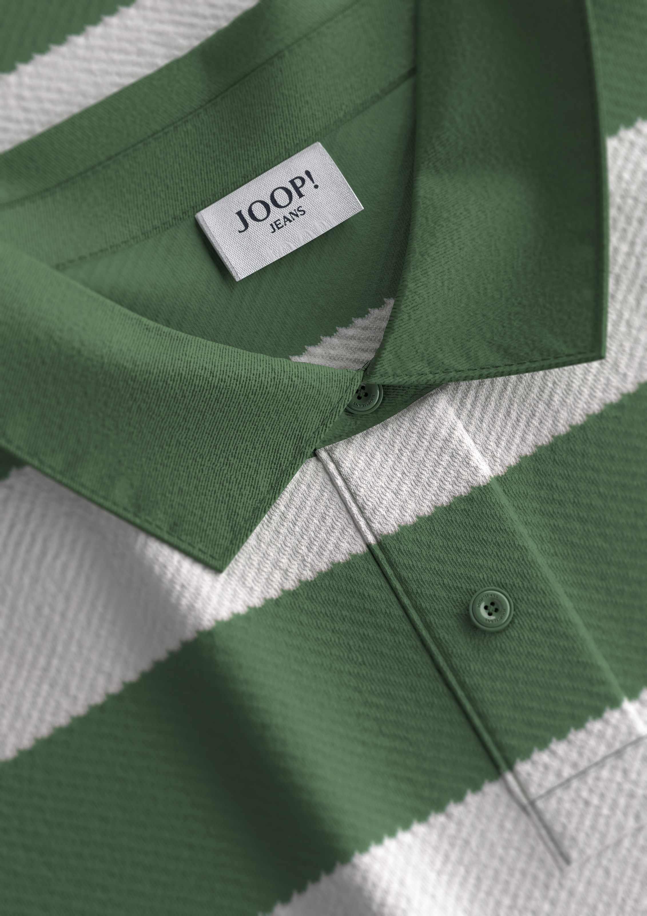 Joop Jeans Poloshirt »Ingo«, Mit kurzer Knopfleiste und Polokragen
