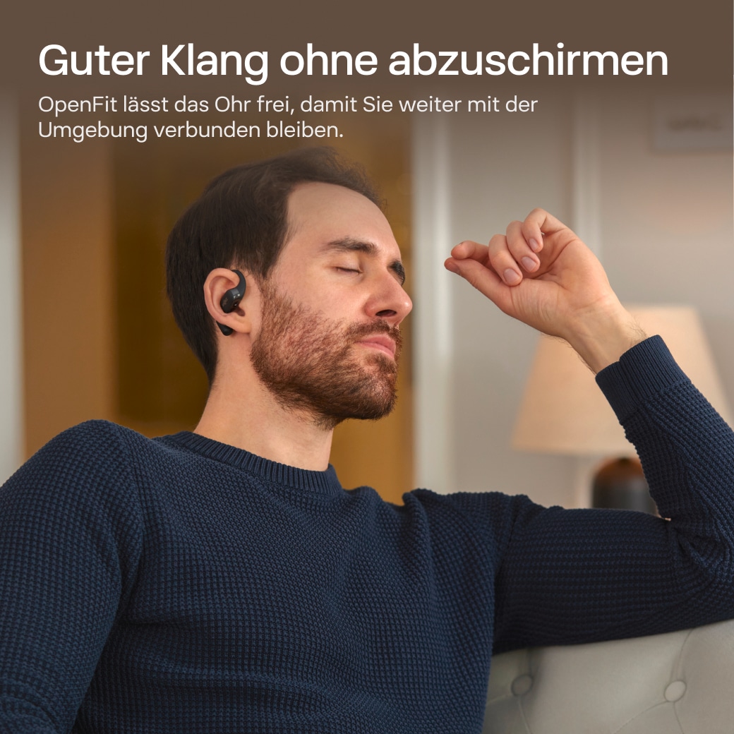 Shokz Open-Ear-Kopfhörer »OpenFit + Case«