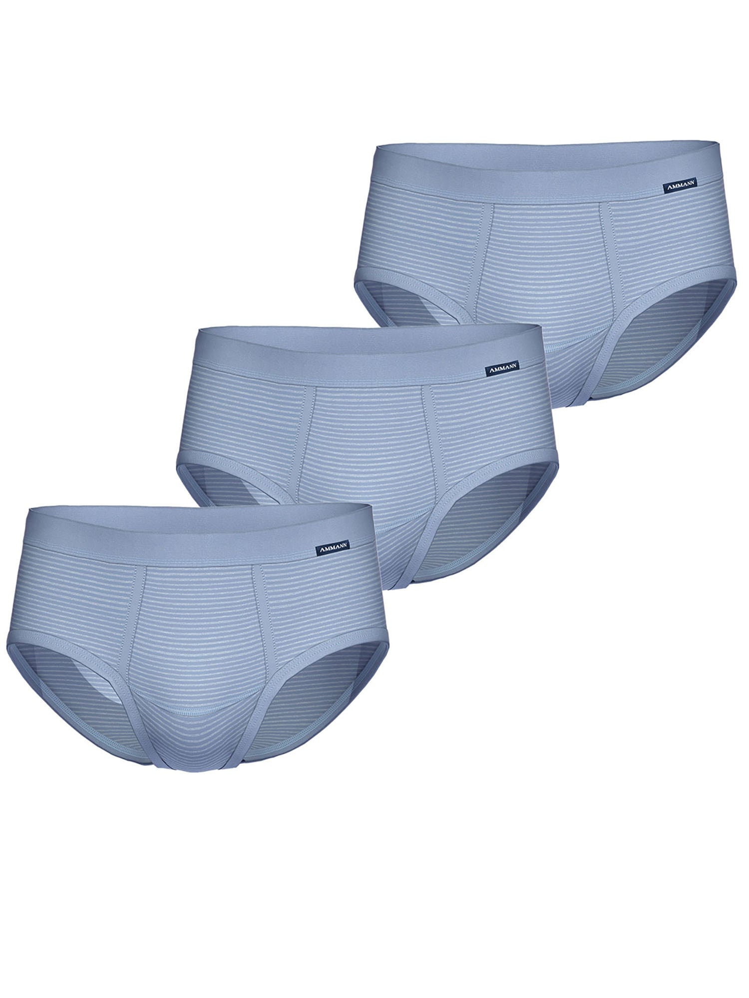 Ammann Slip "3er Pack Slip mit Eingriff Day Classic / Jeans Feinripp"