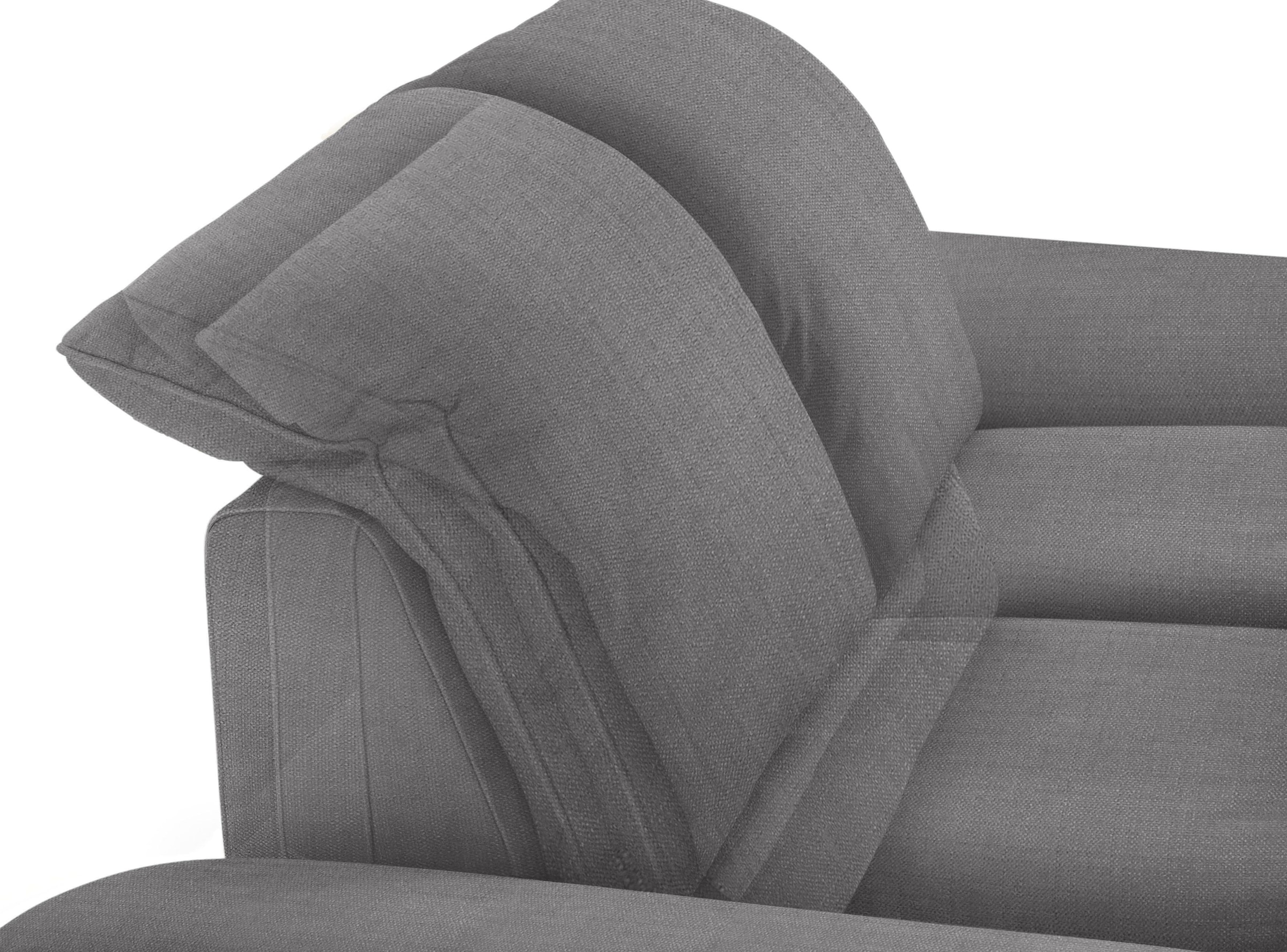 W.SCHILLIG 2-Sitzer »enjoy&MORE«, mit Sitztiefenverstellung, Füße Chrom glänzend, Breite 202 cm