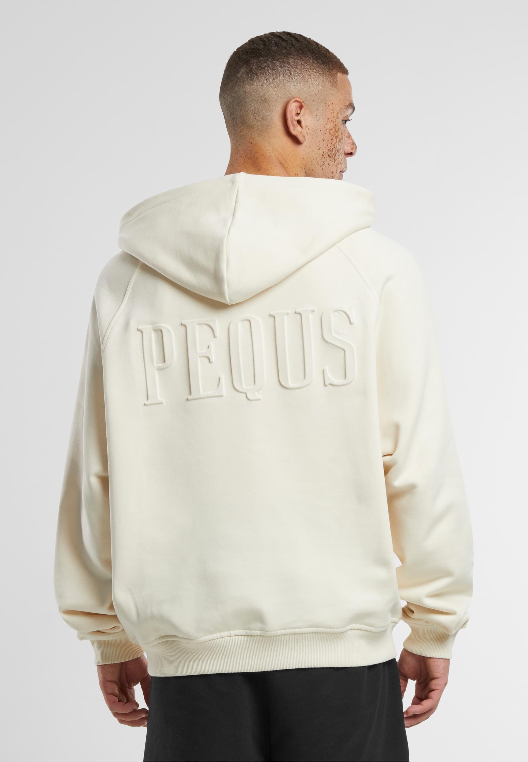 PEQUS Outdoorjacke »PEQUS PEQUS Debossed Logo Zip-Hoodie« 1 Stk. tlg. mit Kapuze