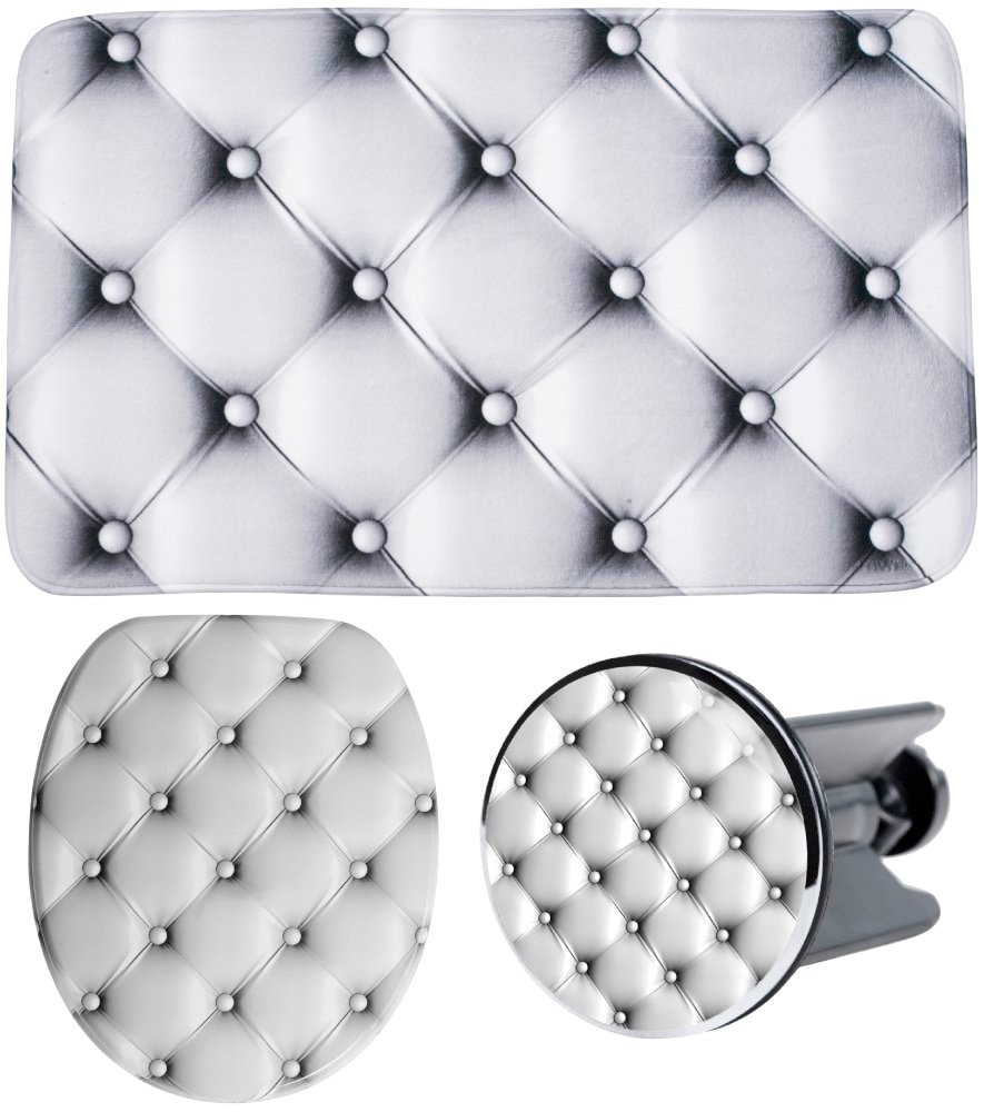 Sanilo Badaccessoire-Set "Comfort" bestehend aus WC-Sitz, Badteppich und Wa günstig online kaufen
