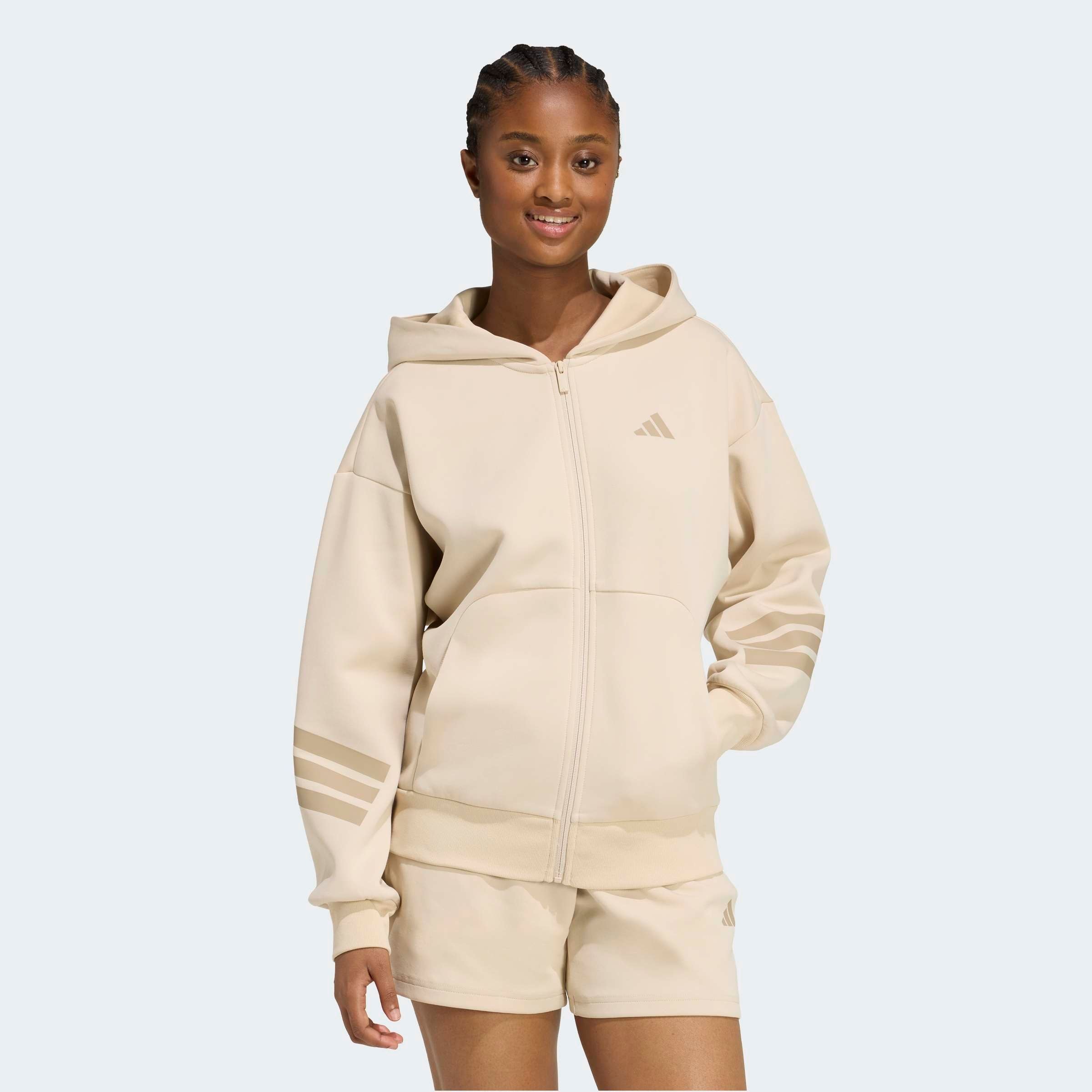 adidas Sportswear Kapuzensweatshirt "W FI 3S FZ HD" günstig online kaufen
