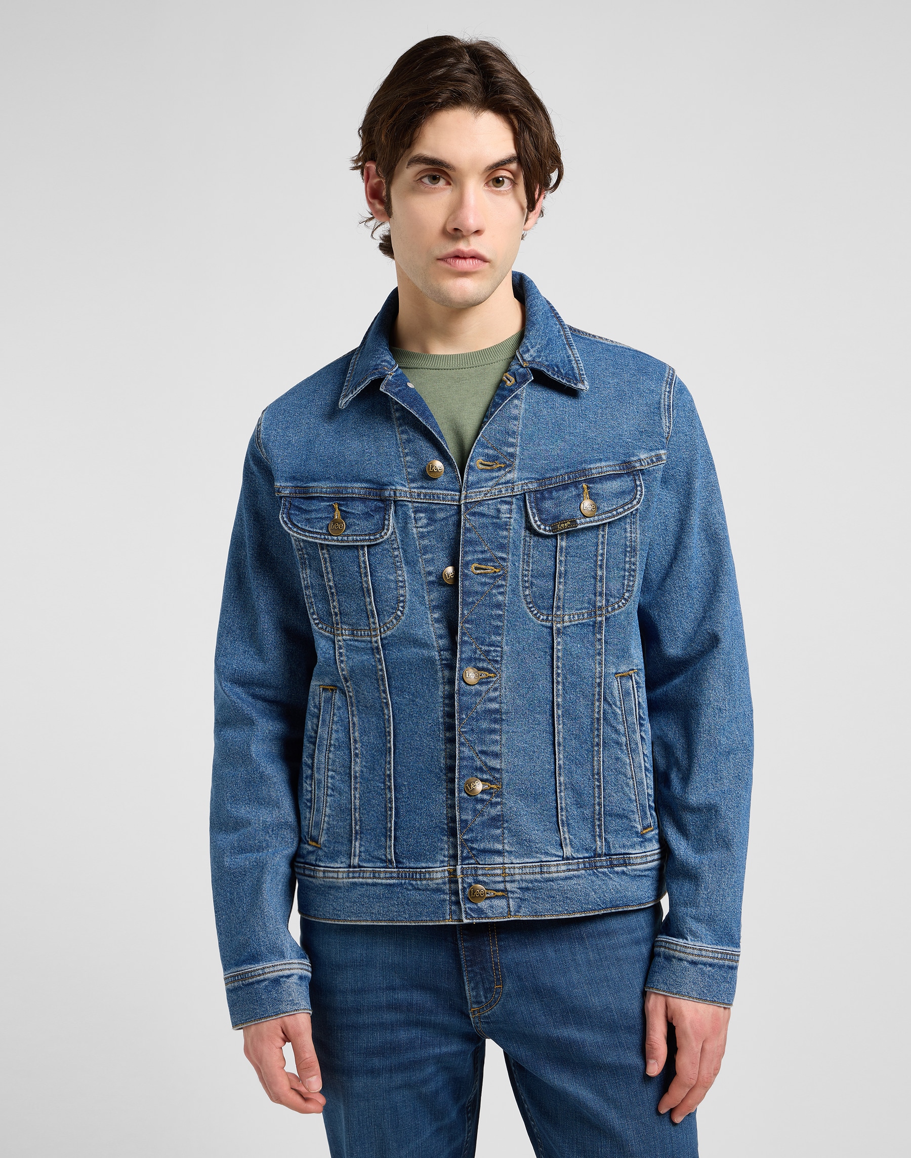 Lee Jeansjacke "RIDER JACKET" mit seitlichen Eingrifftaschen günstig online kaufen