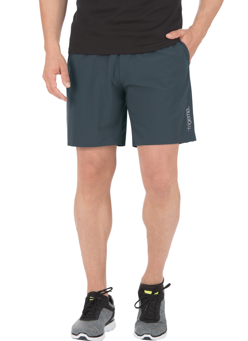 Trigema Jerseyhose "TRIGEMA Sport-Shorts mit Innenslip aus Netz", (1 tlg.)