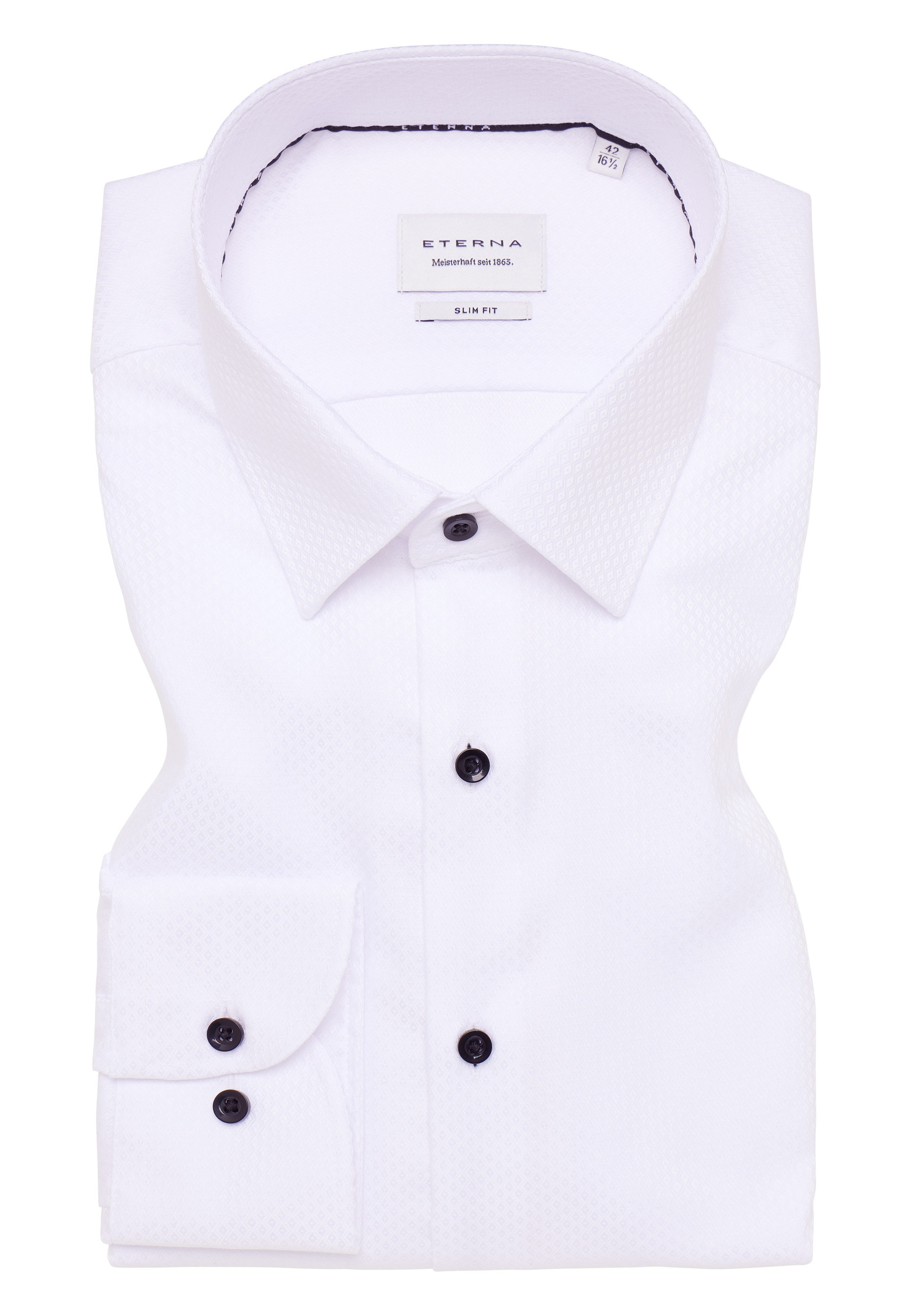 Eterna Langarmhemd »SLIM FIT«, NON IRON (bügelfrei)