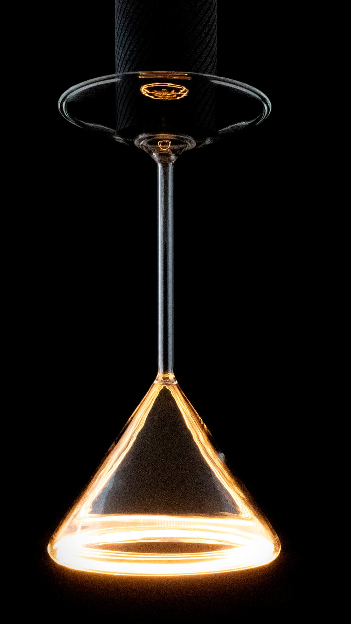 SEGULA LED-Leuchtmittel »LED Floating Martini clear«, E27, 1 St., Extra-Warmweiß, handmade