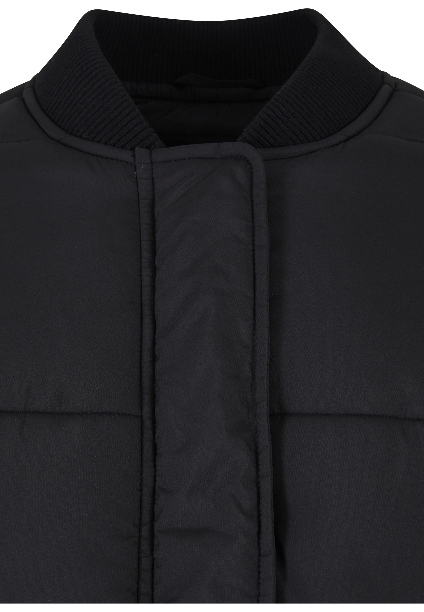 URBAN CLASSICS Winterjacke »Urban Classics Damen Ladies Puffer Blouson« 1 Stk. tlg. ohne Kapuze