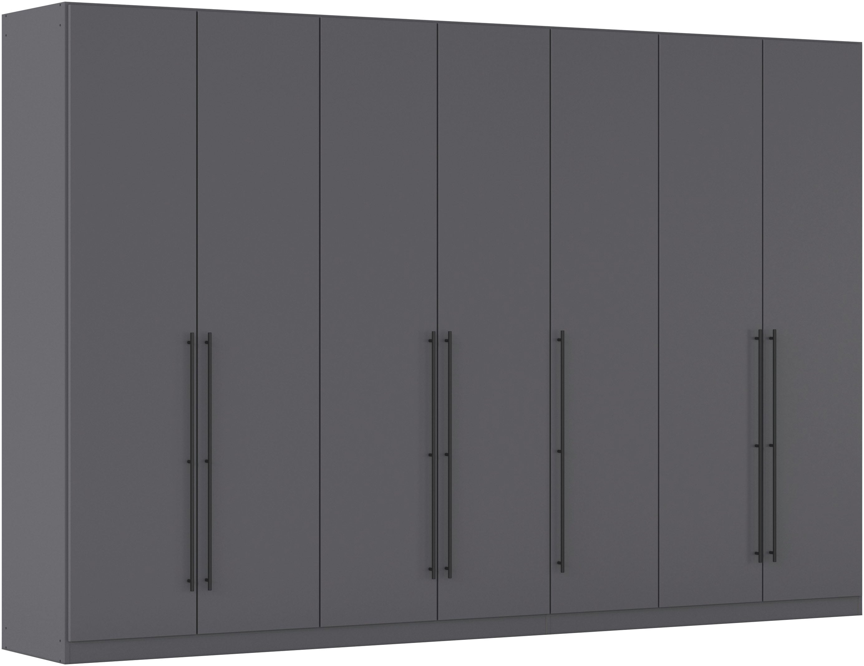 OTTO home Kleiderschrank "Mehrzweckschrank Aktenschrank Möbel Mietswohnung Schlafzimmer AVOLA" 3 verschiedene Ausstattungen BASIC/CLASSIC/PREMIUM (inkl. SOFT-CLOSE), mit hochwertigen Stangengriffen in Schwarz aus Metall MADE IN GERMANY