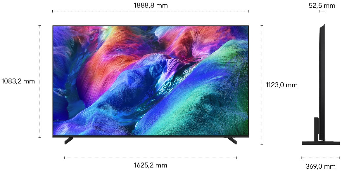 Samsung LCD-LED Fernseher »GMR85R85HAU« 214 cm/85 ″ Smart-TV Micro RGB